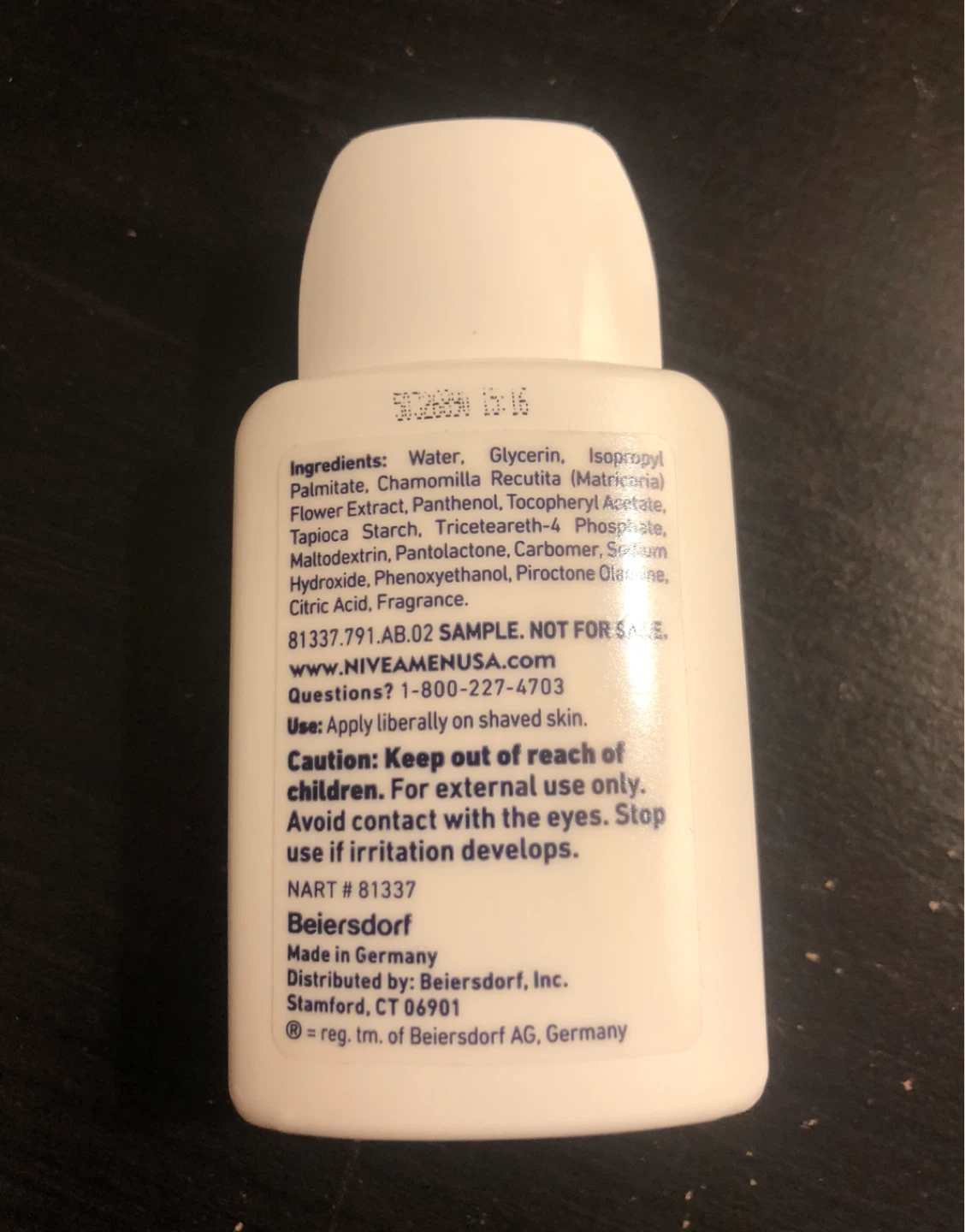 Nivea Men Sensitive Soothing Post Shave Balm 1 FL. OZ. 30ml - photo 2