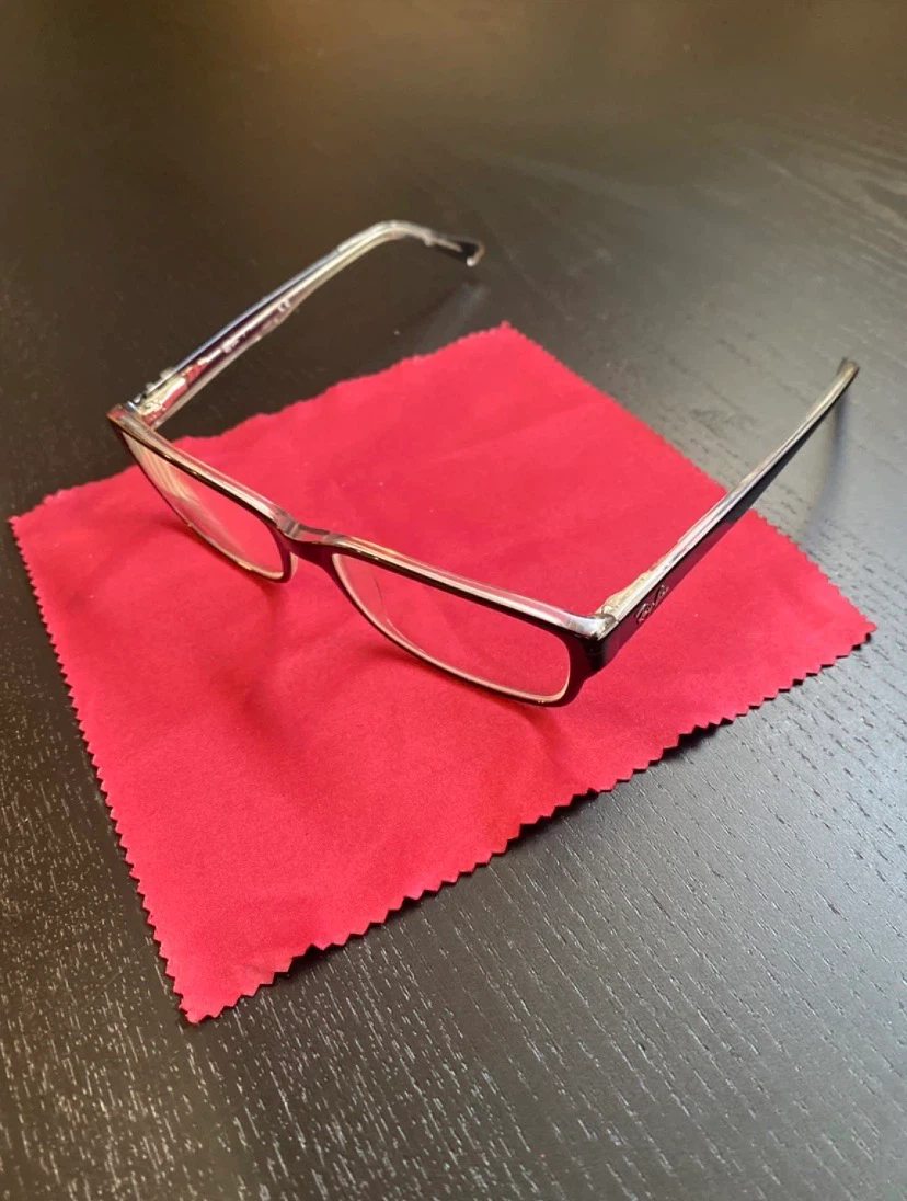 Black and Clear Rectangular Eyeglasses - photo 2