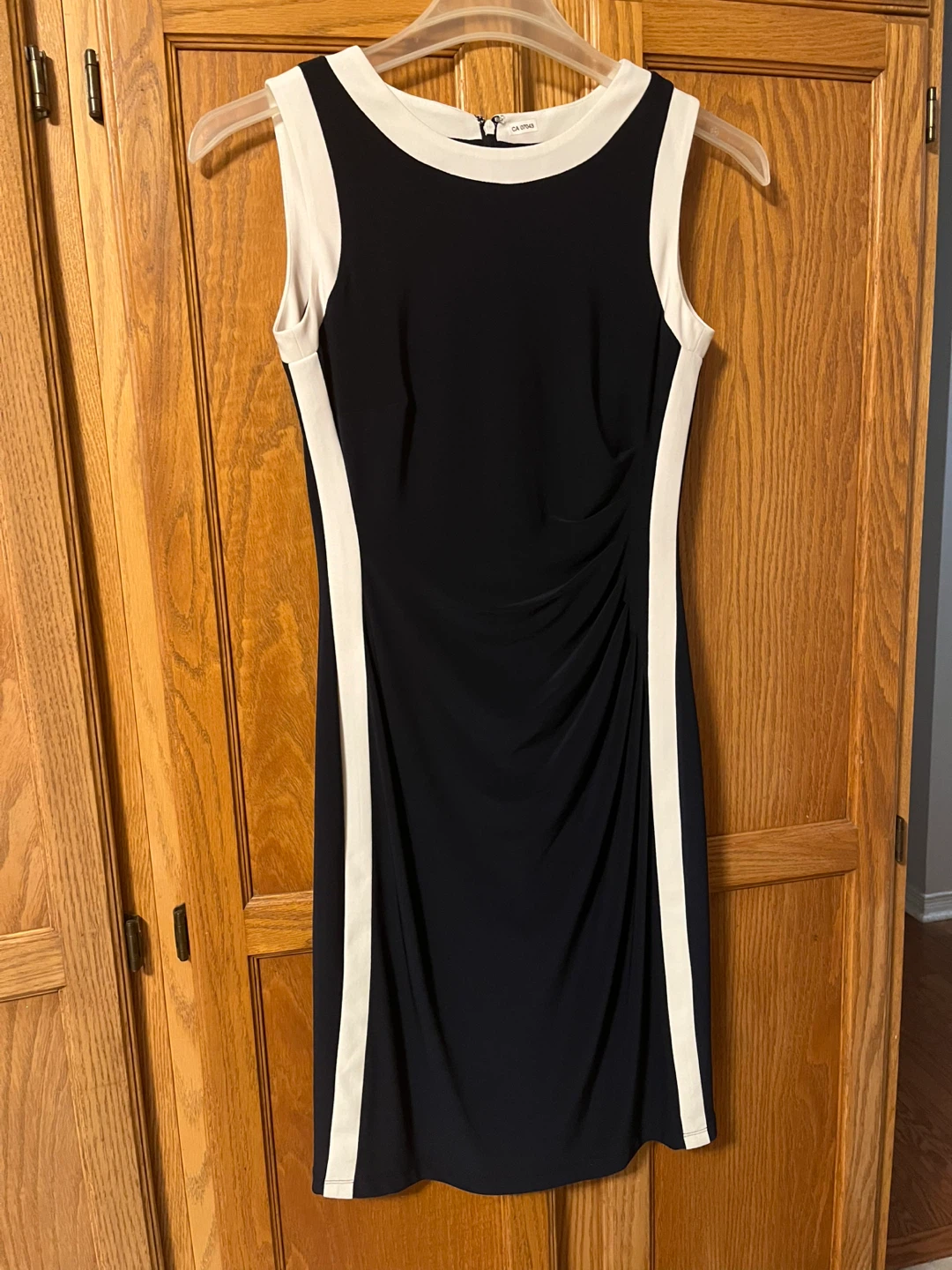 Lauren Ralph Lauren Black & White Sheath Dress Size 4 - photo 4