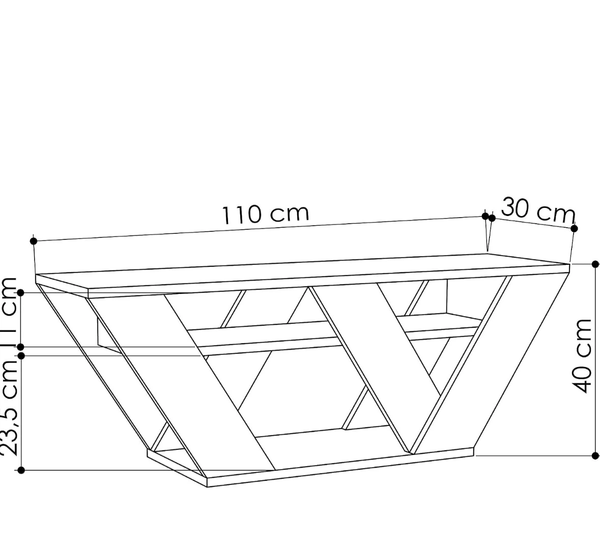 White TV Stand