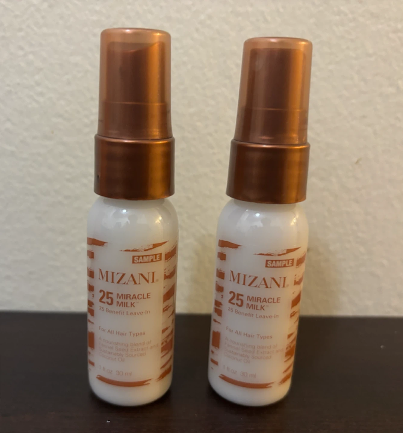 NEW-2 Mizani 25 Miracle Milk Leave-In Samples