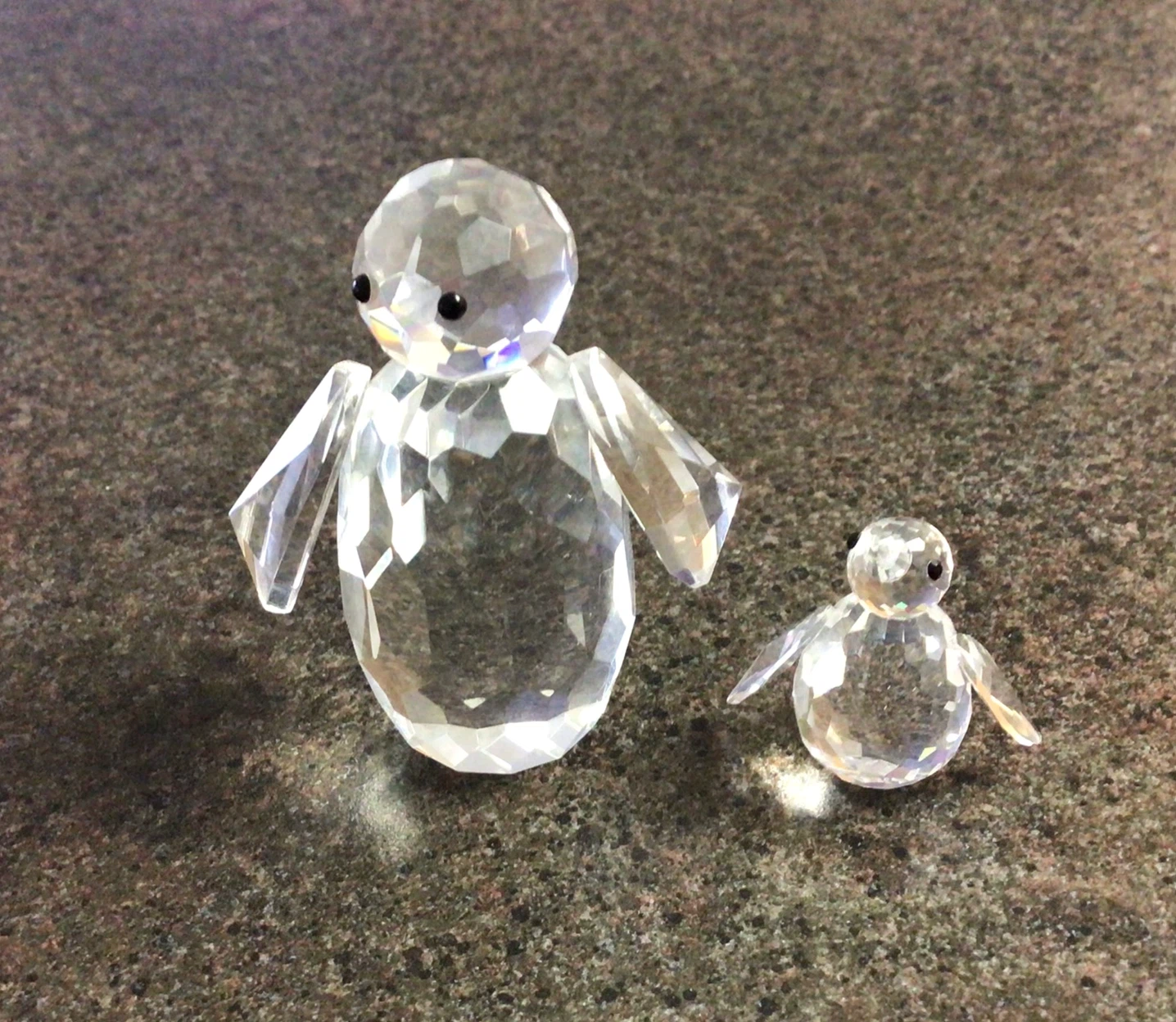 Swarovski Crystal Penguin Figurines