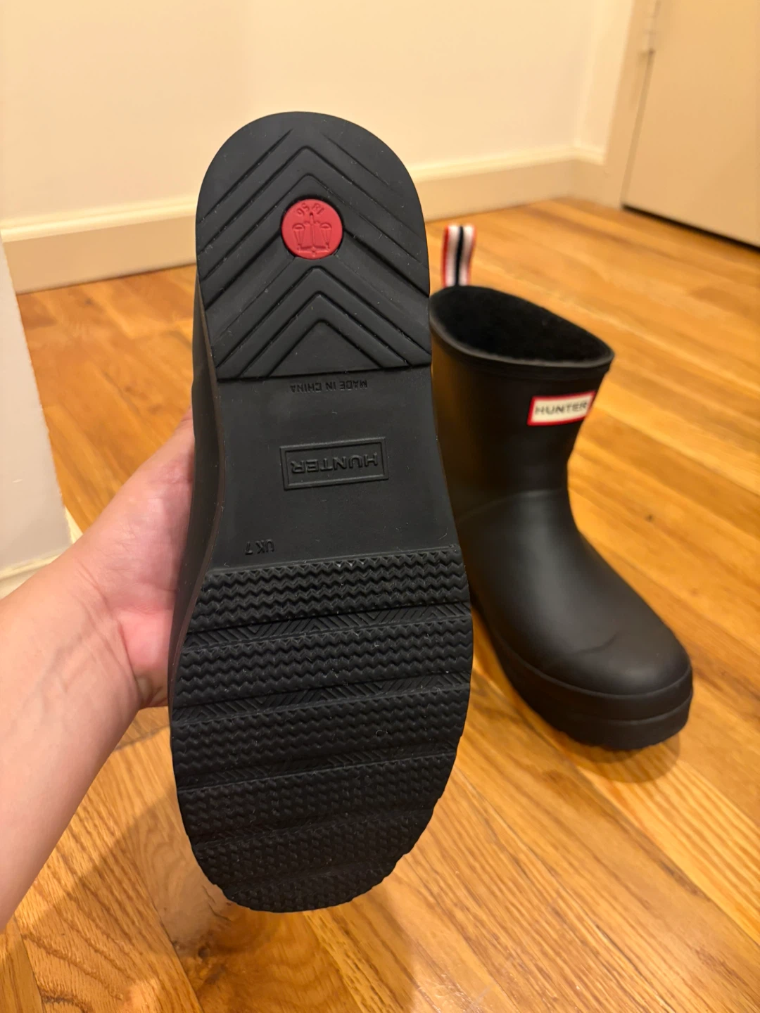 Hunter Black Rain Boots Ankle Chelsea - photo 4