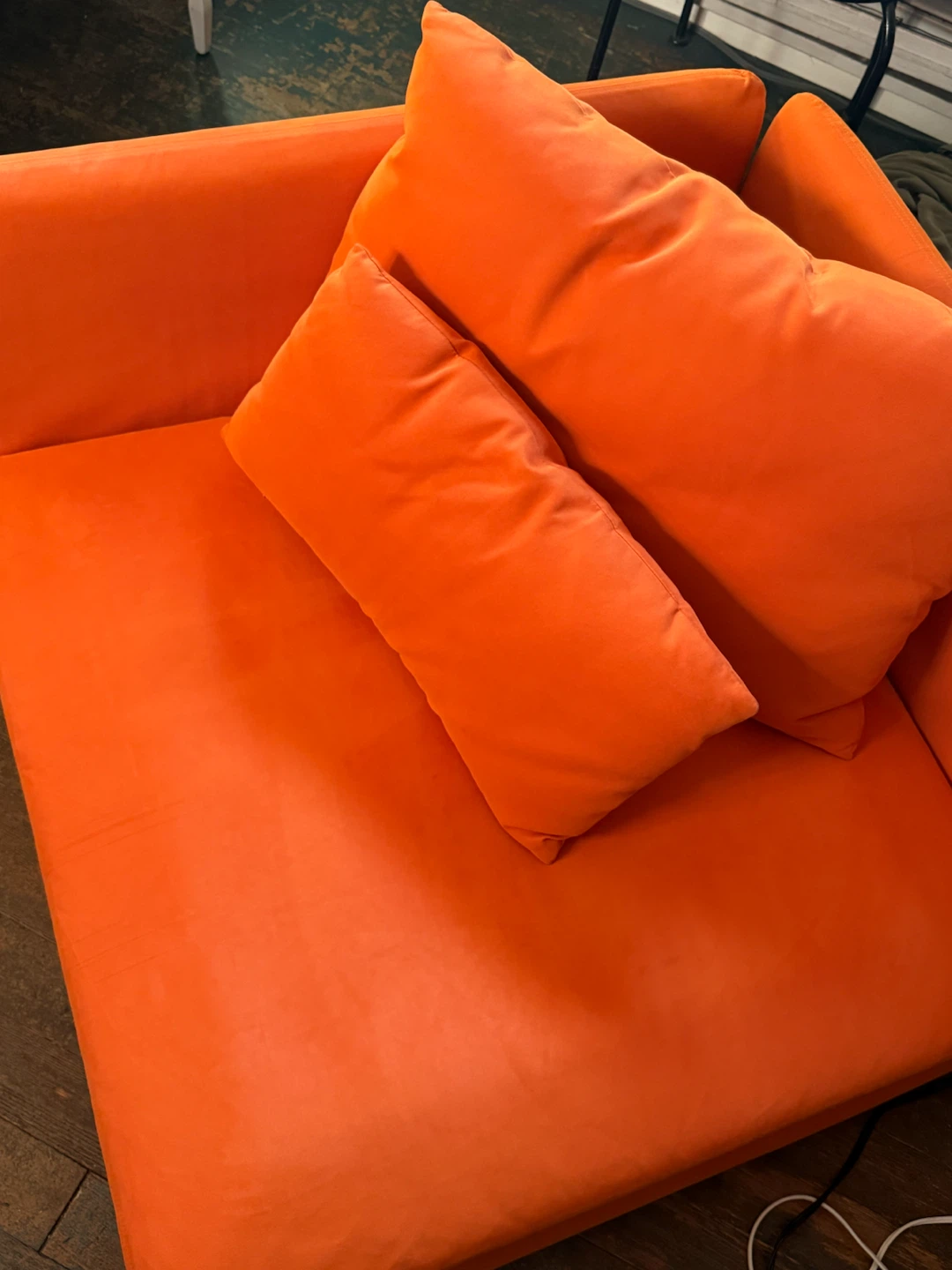 Orange Chaise Lounge Chair