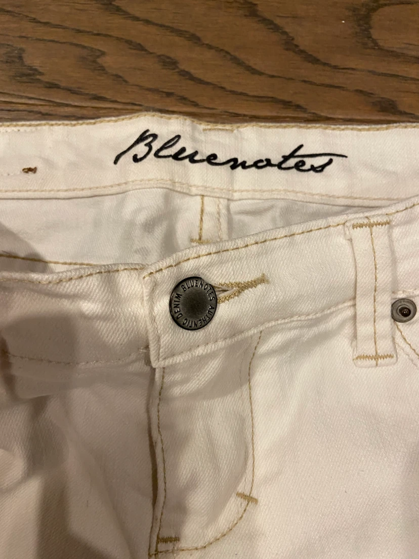 EUC: Bluenotes White Low Rise Super Skinny Jeans Size 27 - photo 4