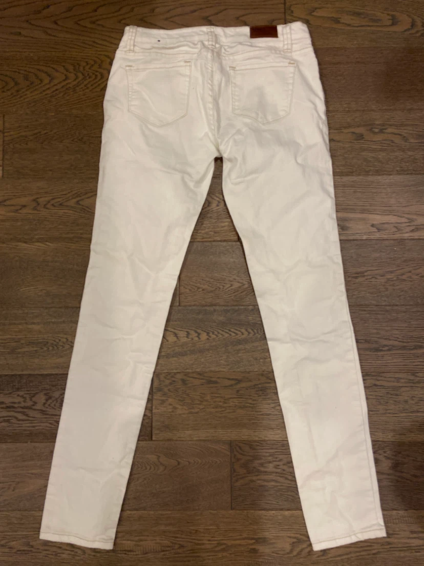 EUC: Bluenotes White Low Rise Super Skinny Jeans Size 27 - photo 5