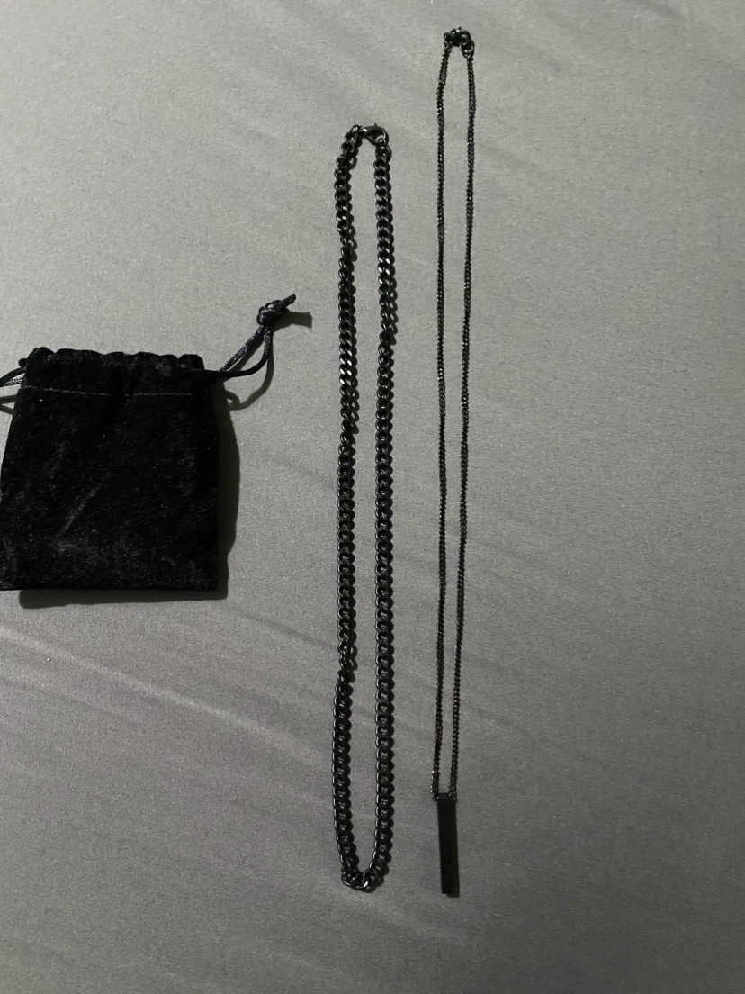 Black Chain Necklaces ***