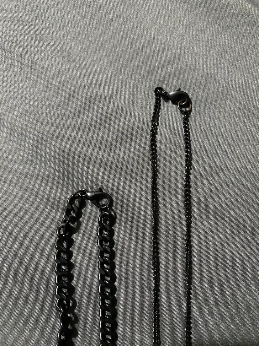 Black Chain Necklaces *** - photo 3