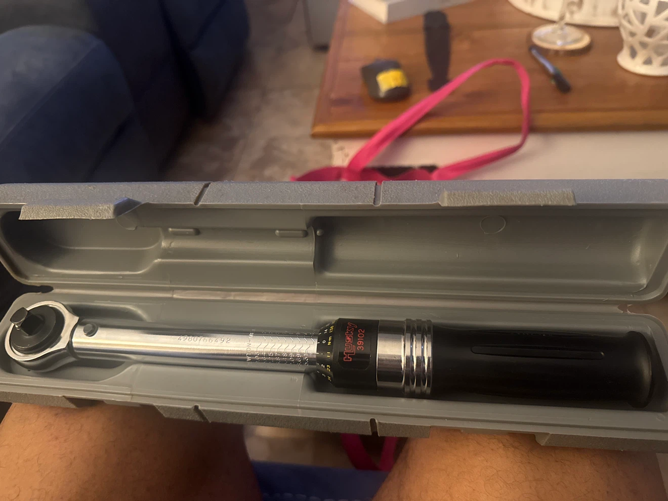 Husky 39102 Torque Wrench with Case