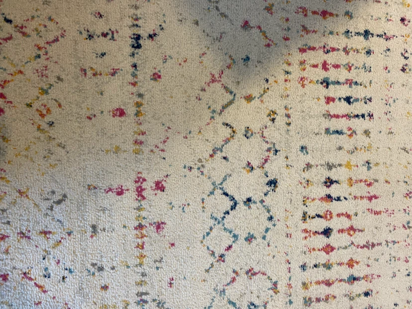 BODRUM Oval Rug - Cream, Pink, Blue Pattern - photo 2