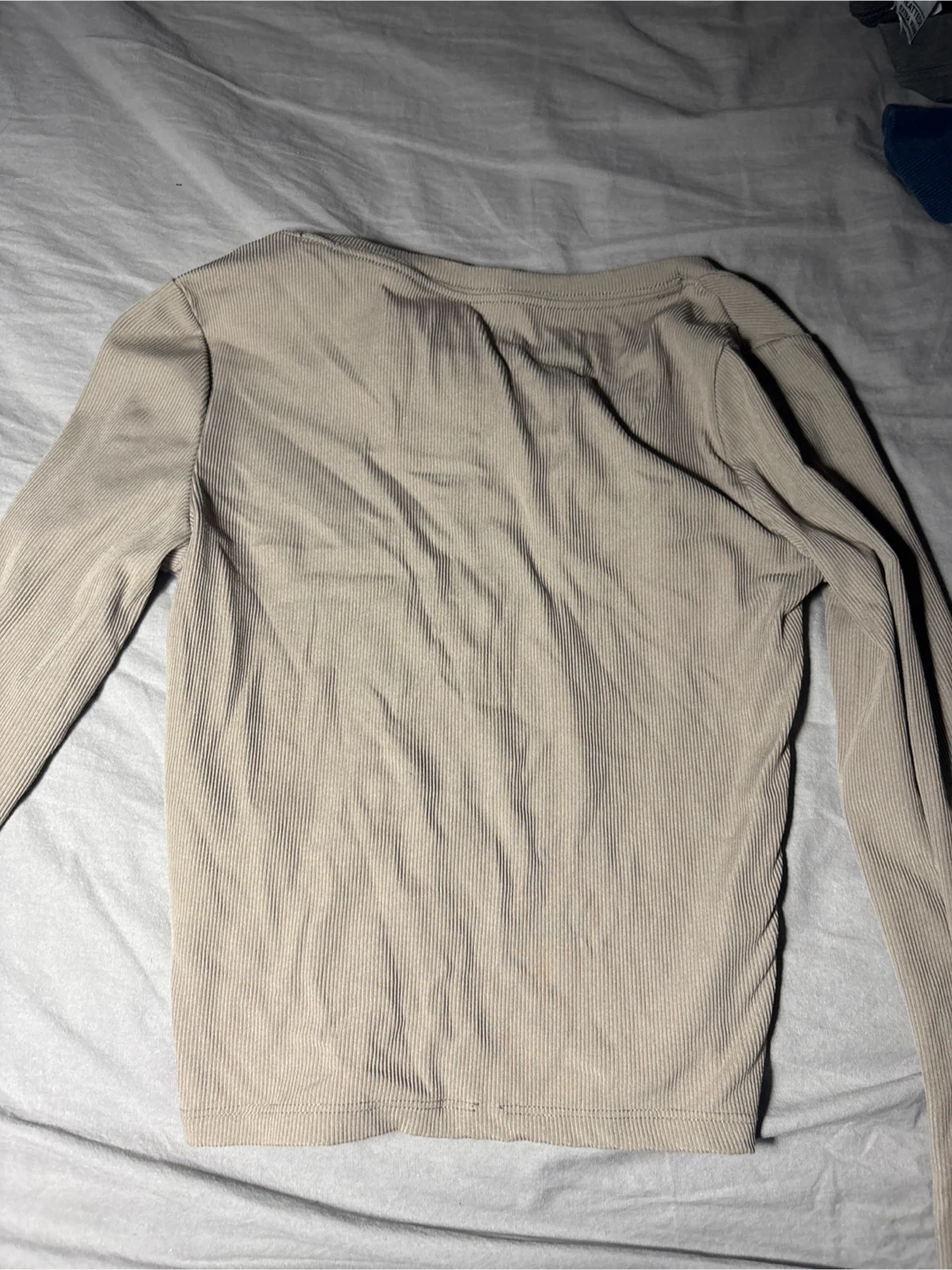 Hollister Ribbed Long Sleeve Top - Size S - photo 3