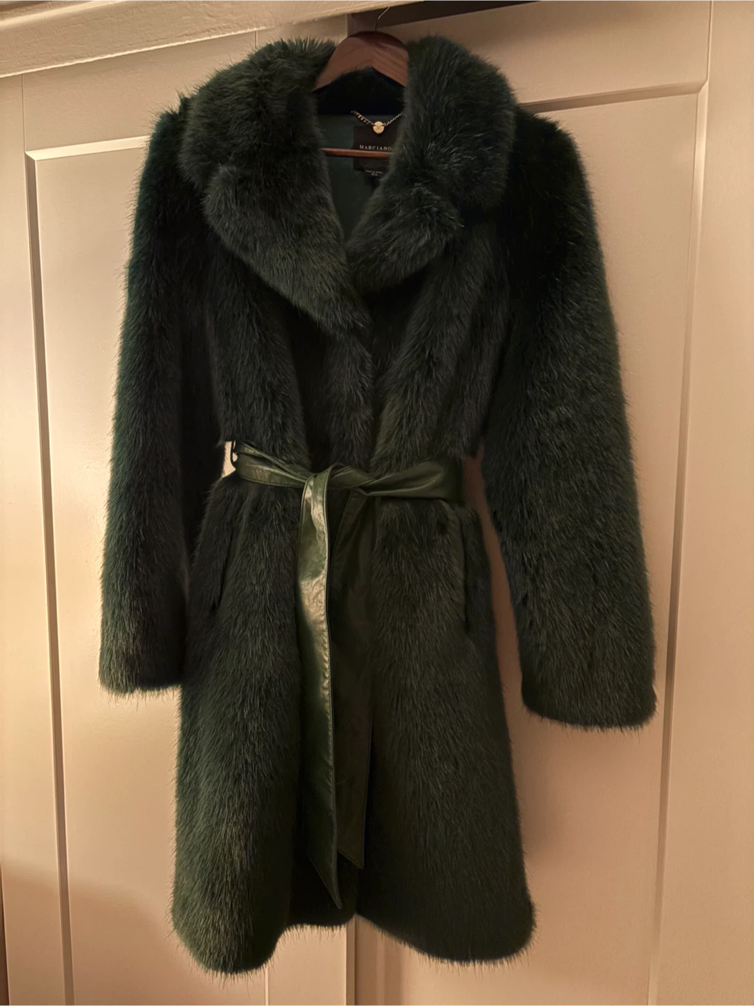 MARCIANO GUESS Faux Fur Coat pickup today $15