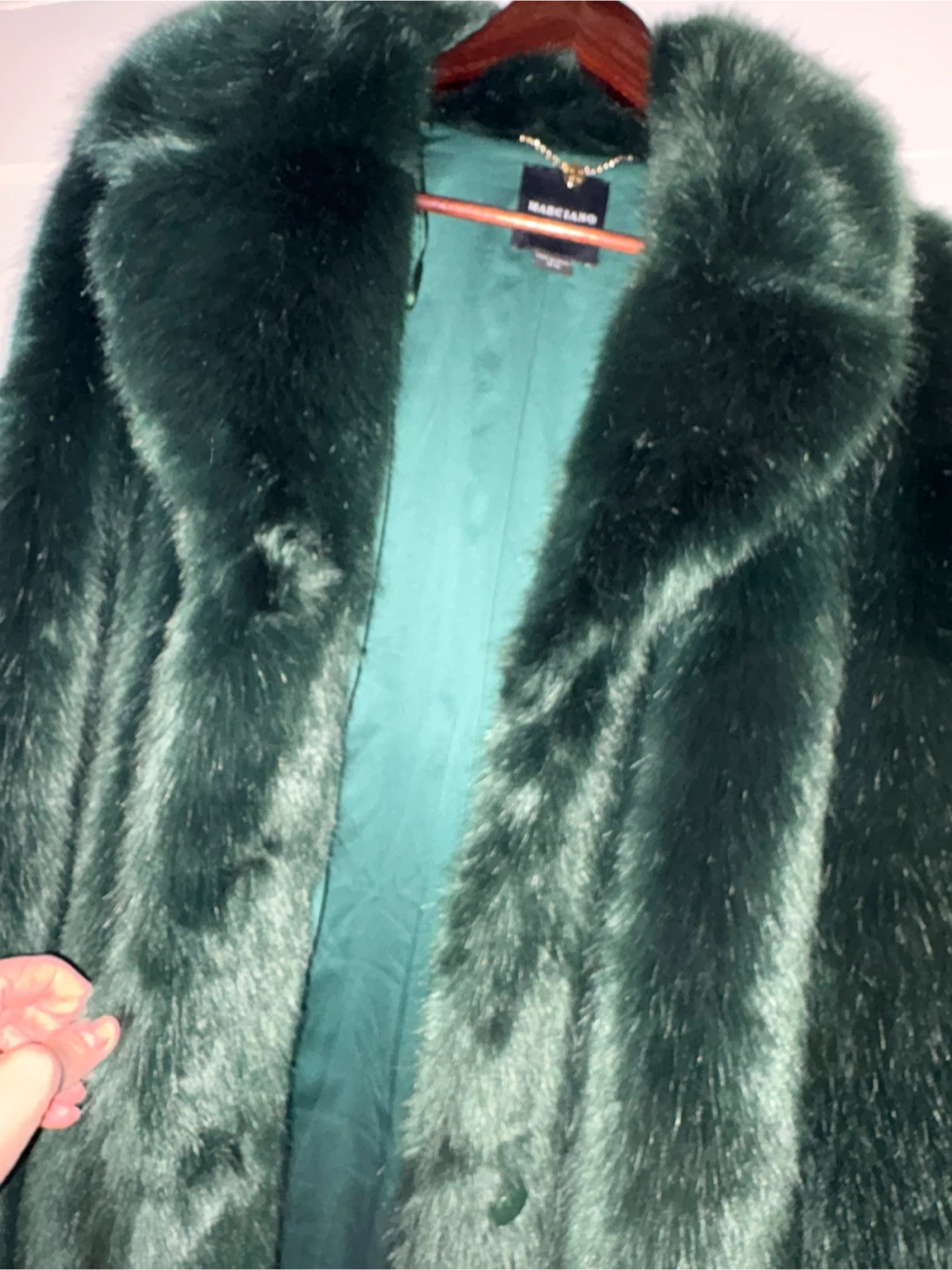 MARCIANO GUESS Faux Fur Coat pickup today $15 - photo 5