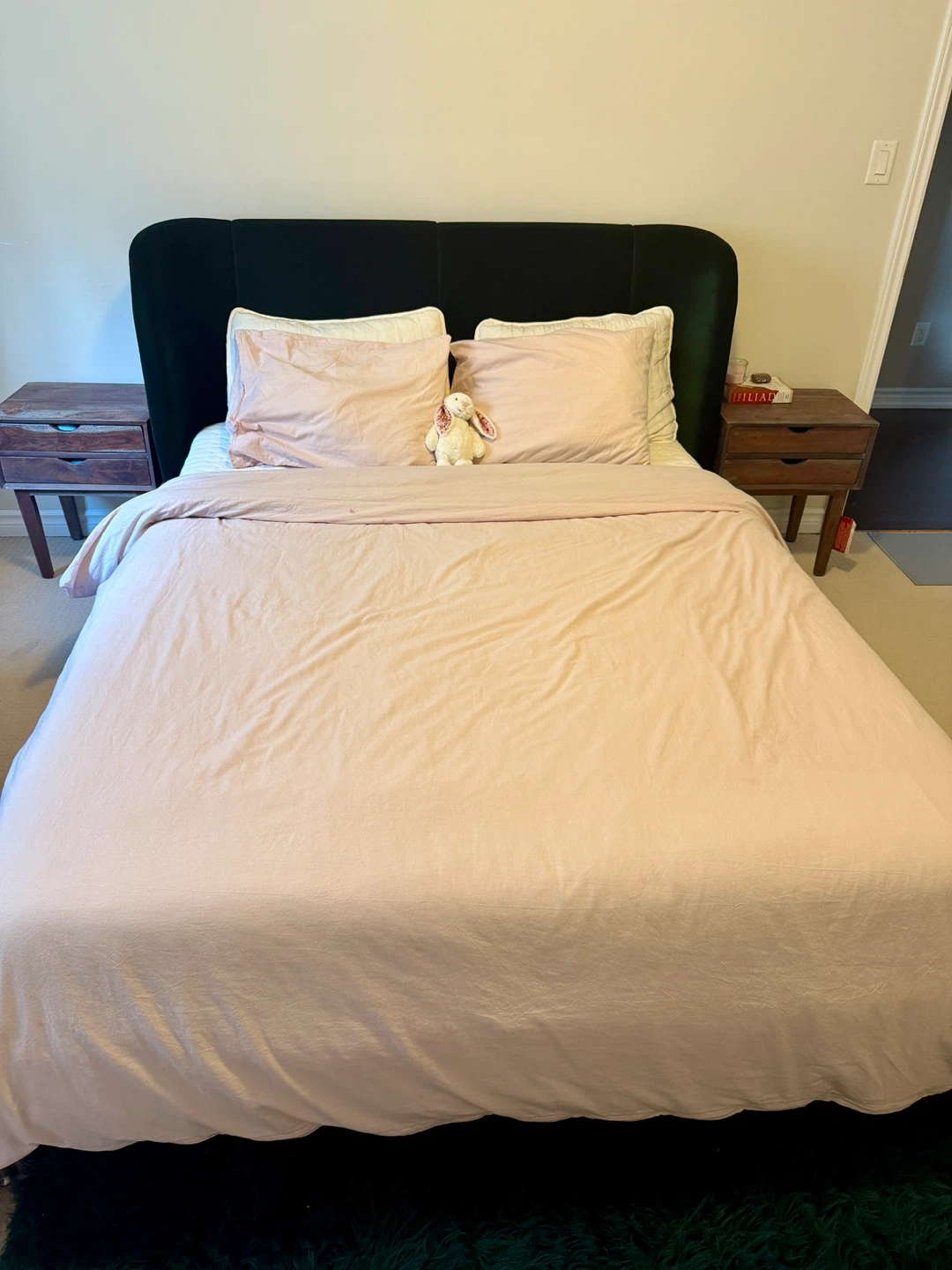IKEA Queen Bed Frame + 2 Nightstands | $900 Value — $500 for Set