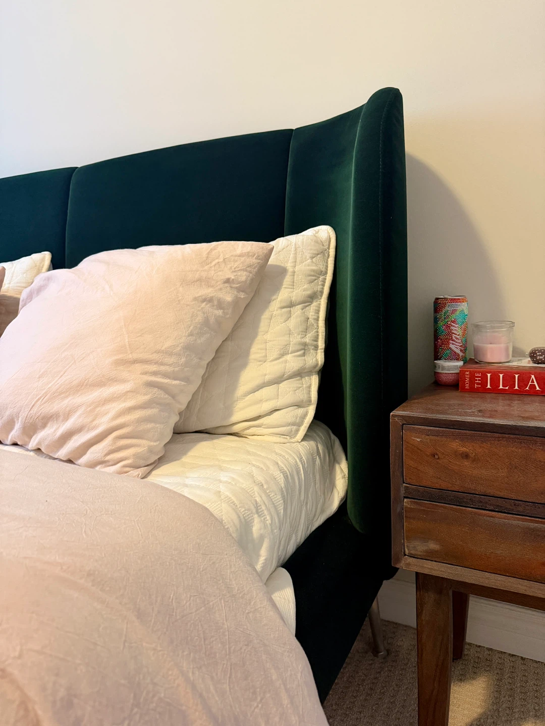 IKEA Queen Bed Frame + 2 Nightstands | $900 Value — $500 for Set - photo 3