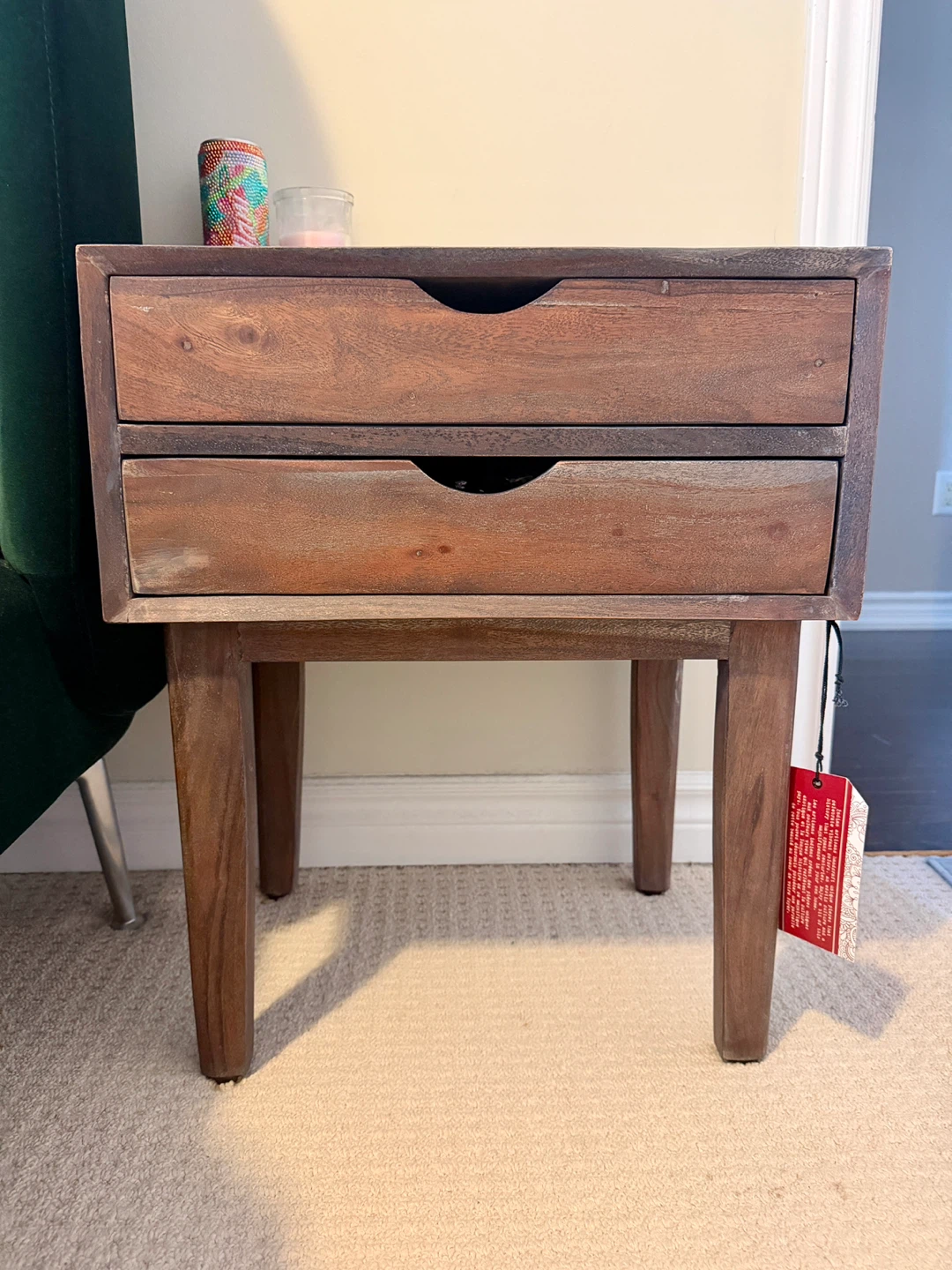 IKEA Queen Bed Frame + 2 Nightstands | $900 Value — $500 for Set - photo 4