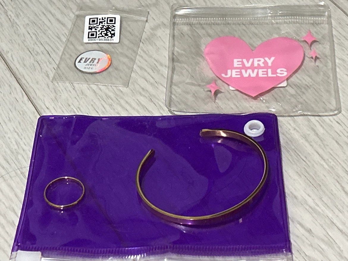 Evryday Bangle & Daily Ring Set - Gold Plated