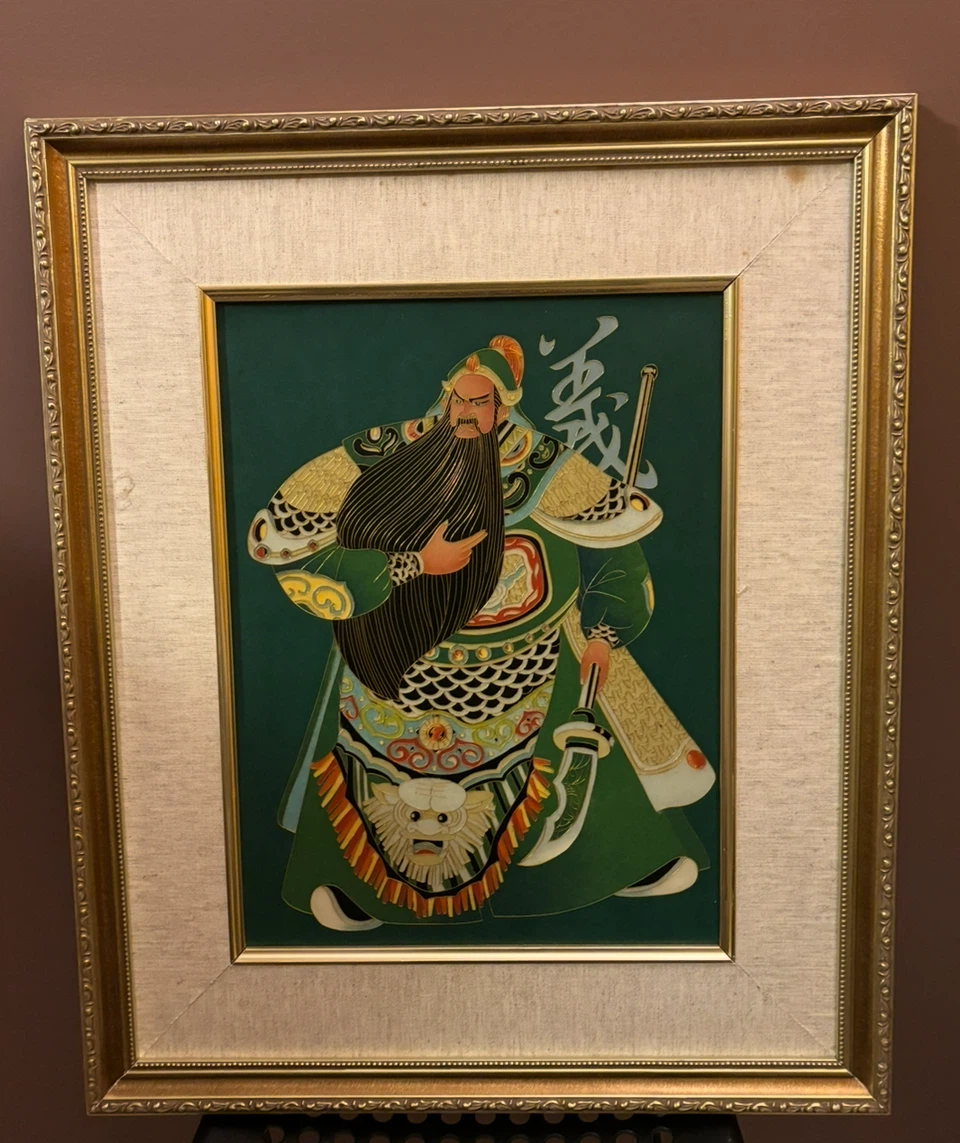 關公Framed Artwork Depicting Warrior - photo 2