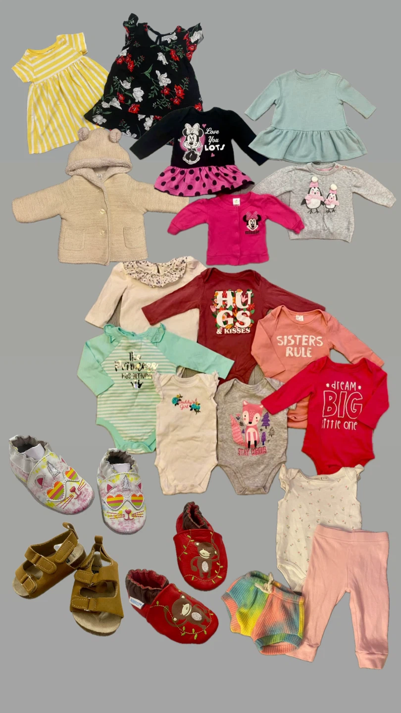 3-6 month girls clothing lot