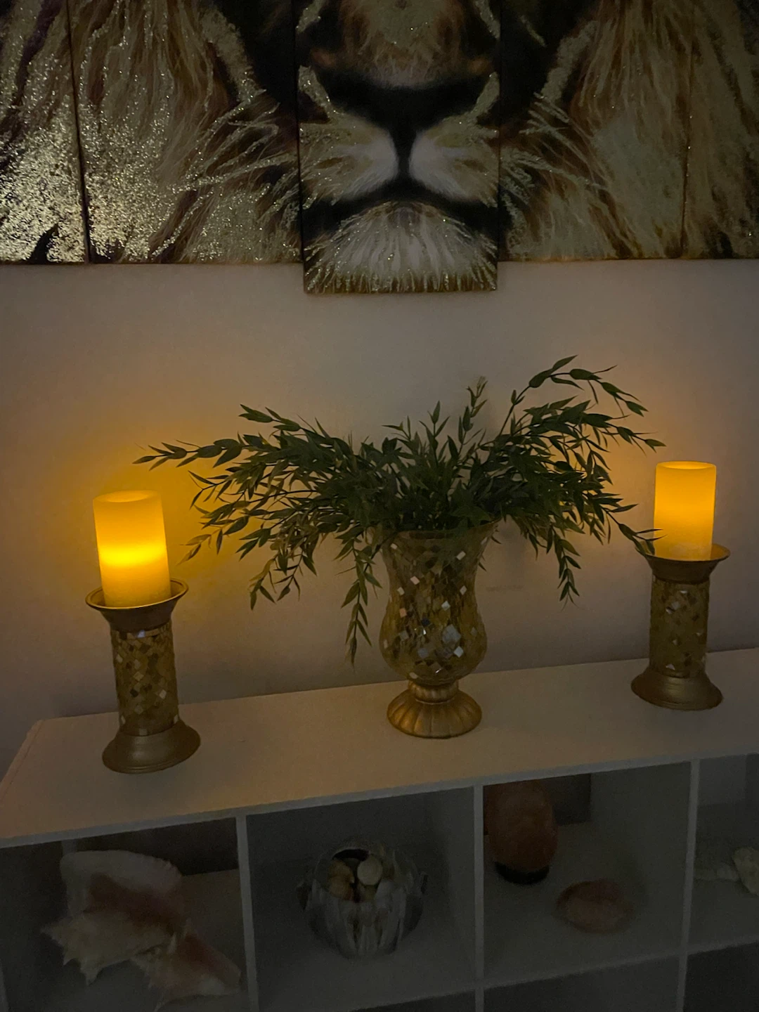 Gold Mosaic Vase - photo 2