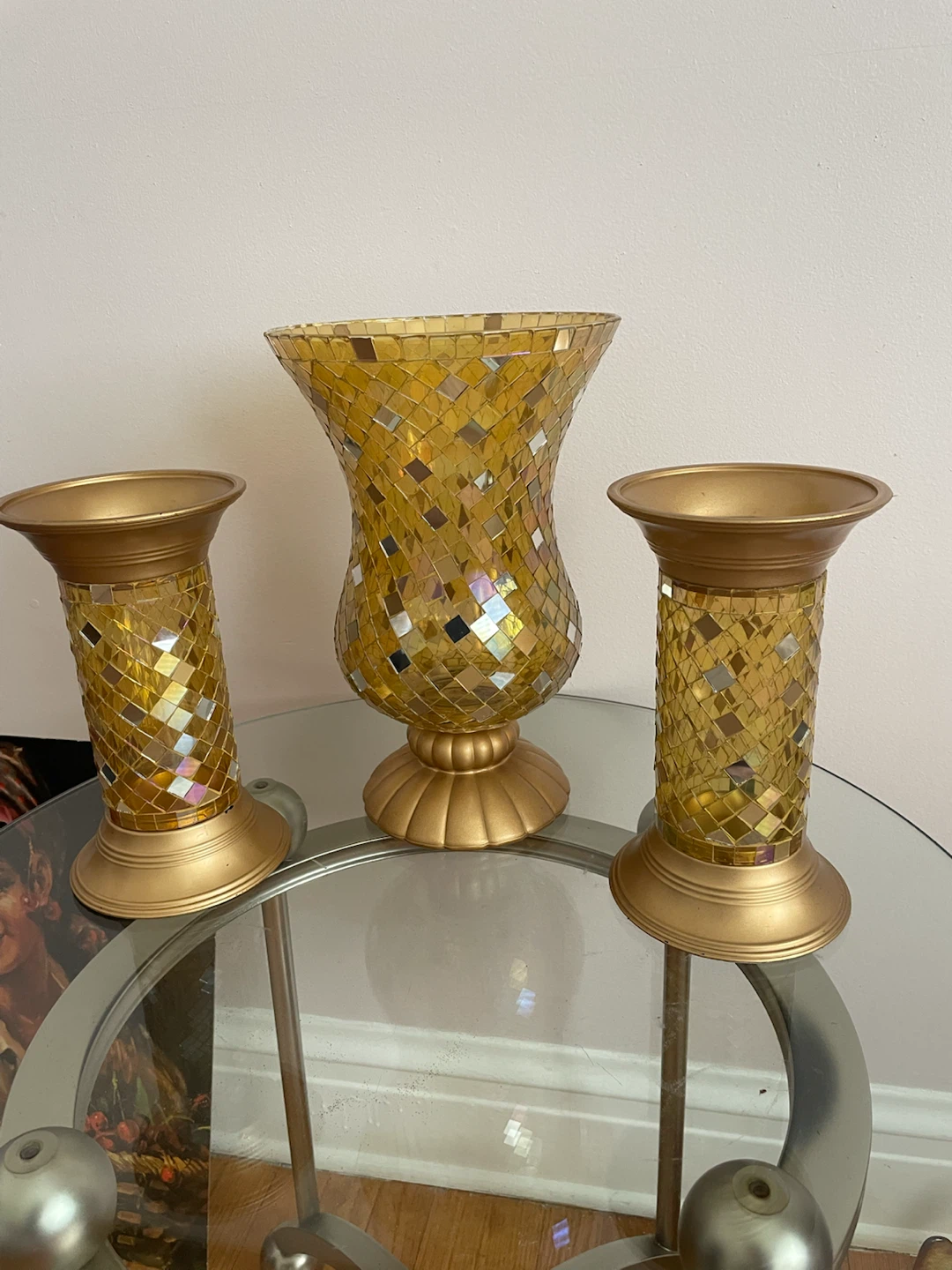 Gold Mosaic Vase - photo 3