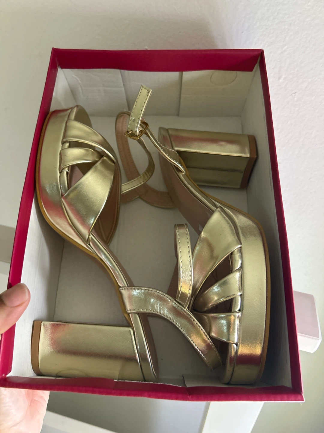 Gold Platform Sandals