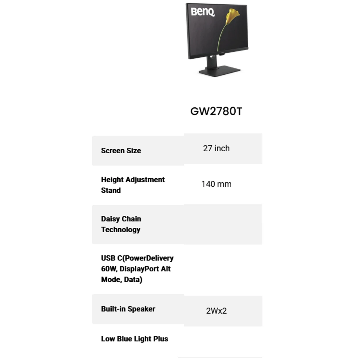 BenQ Monitor 27 inch - photo 4