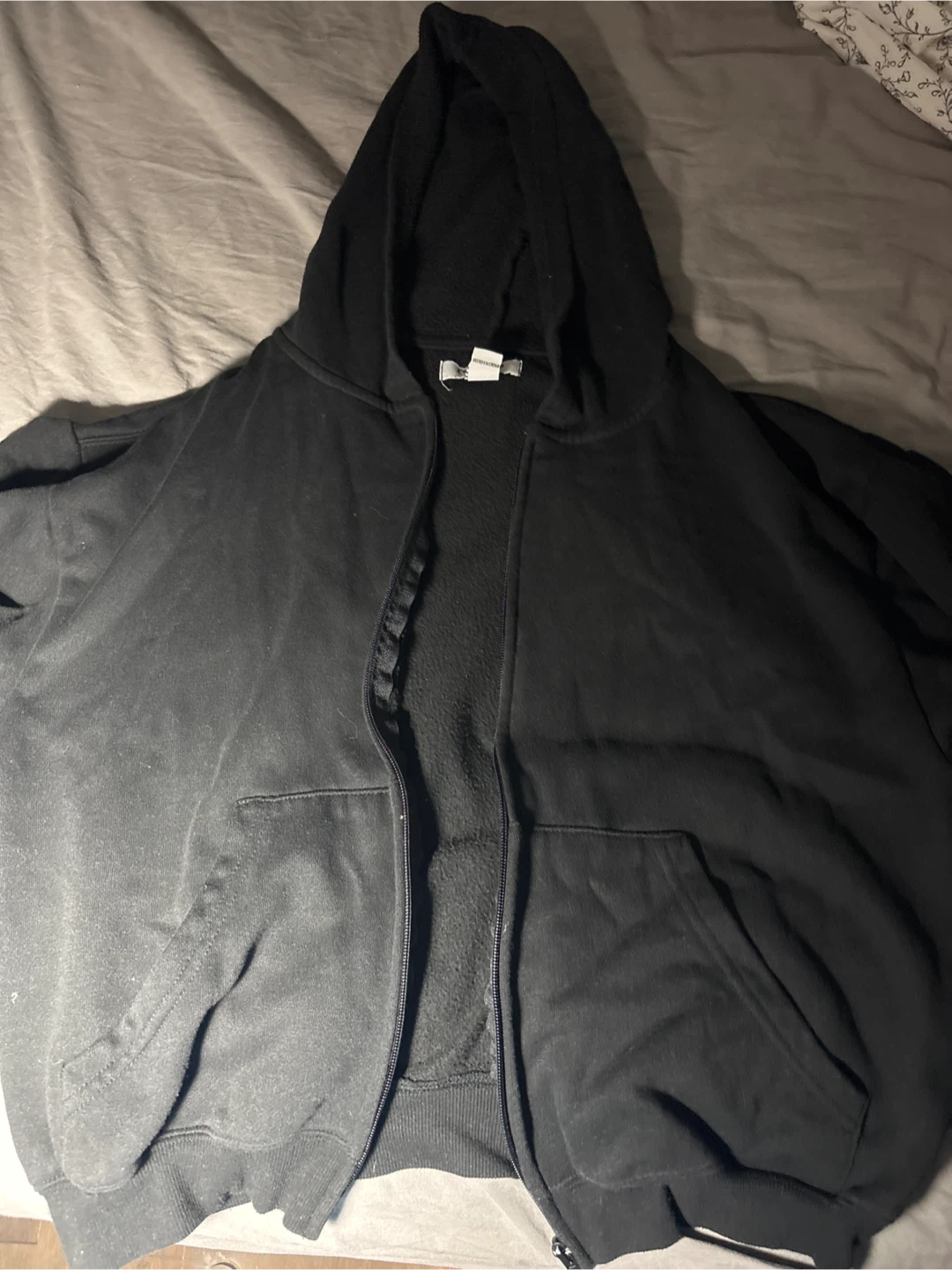 Refuge Athletics Black Zip-Up Hoodie