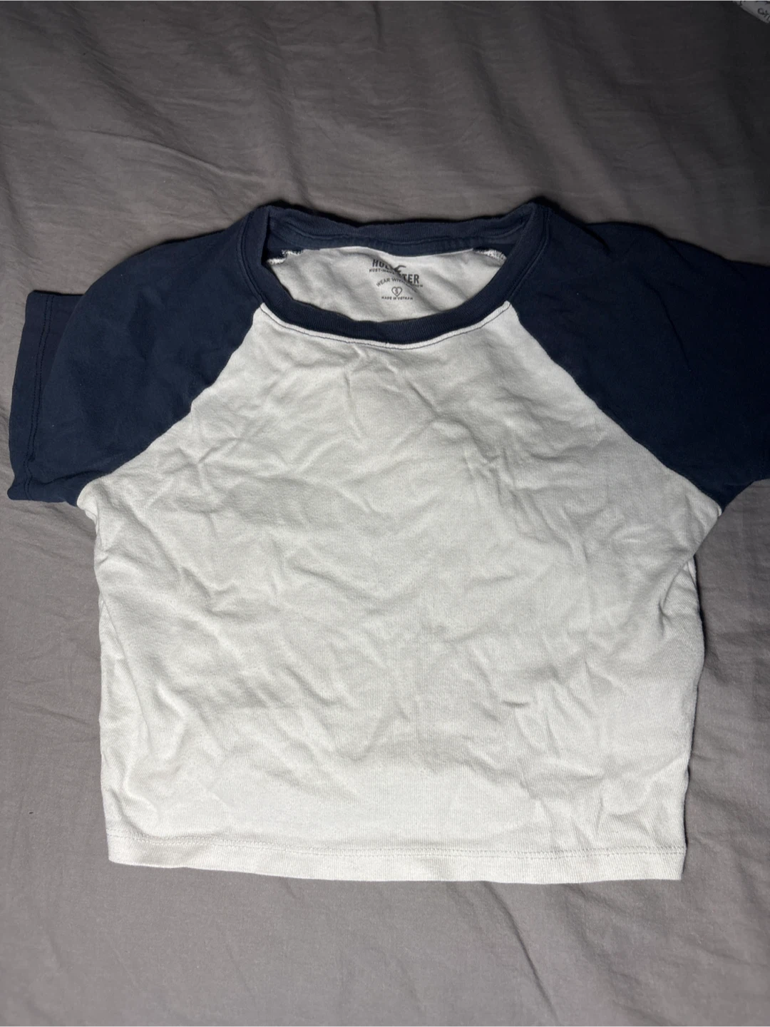 Hollister Tee - White/Navy