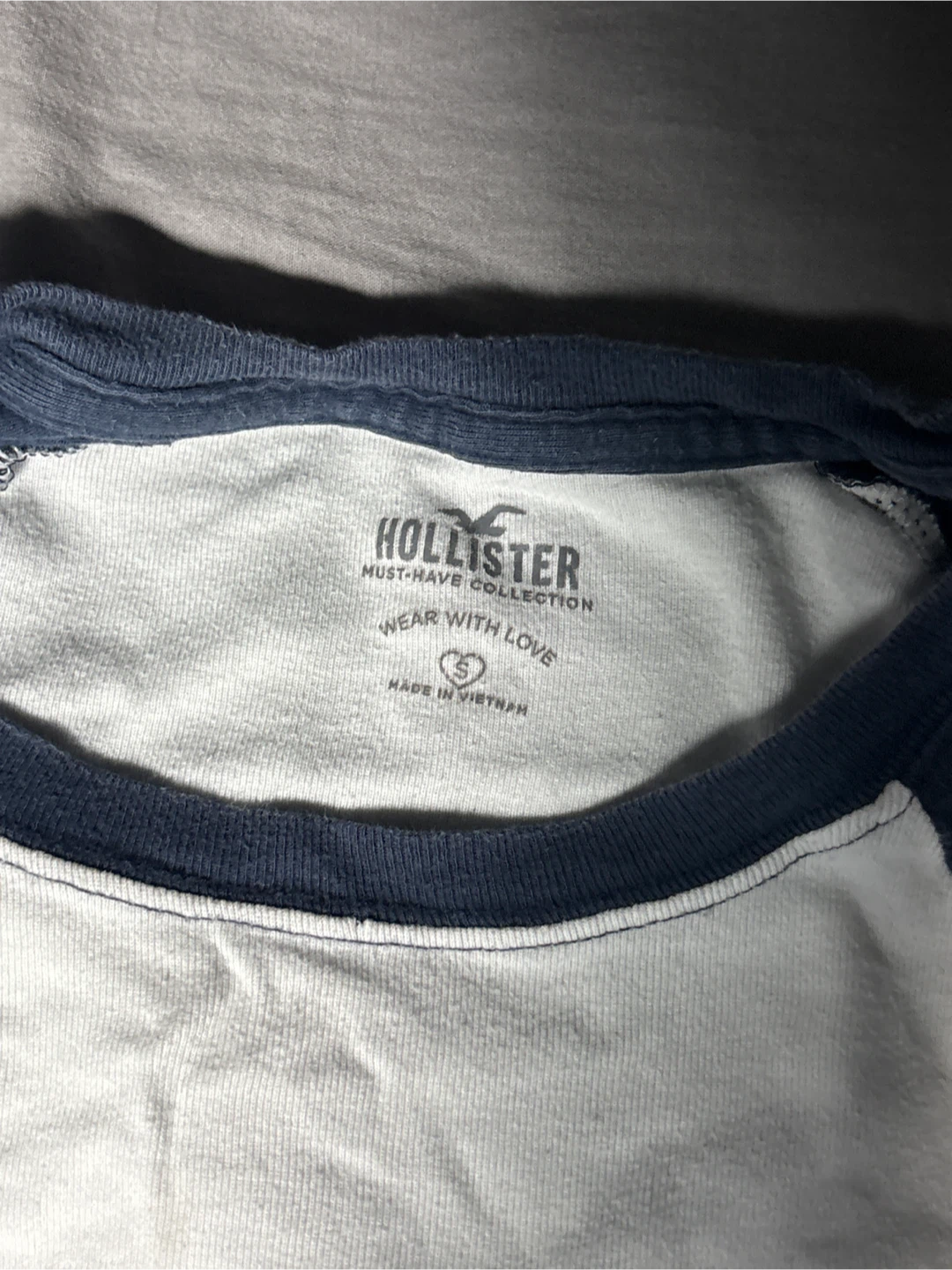 Hollister Tee - White/Navy - photo 2