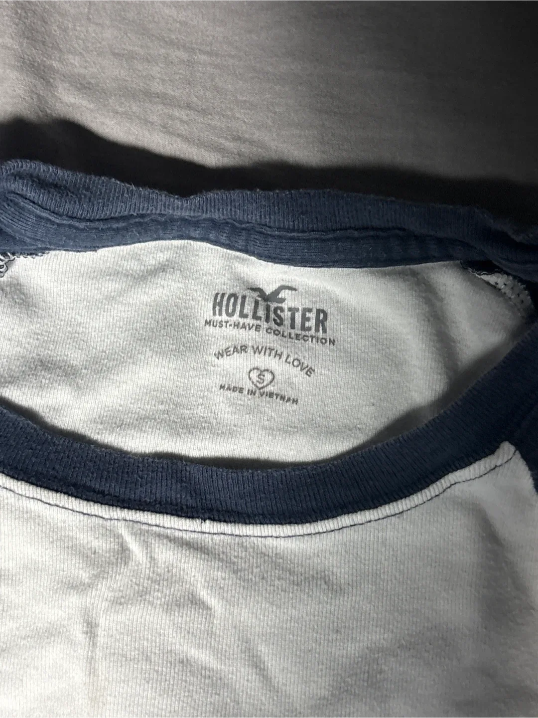 Hollister Tee - White/Navy - photo 2