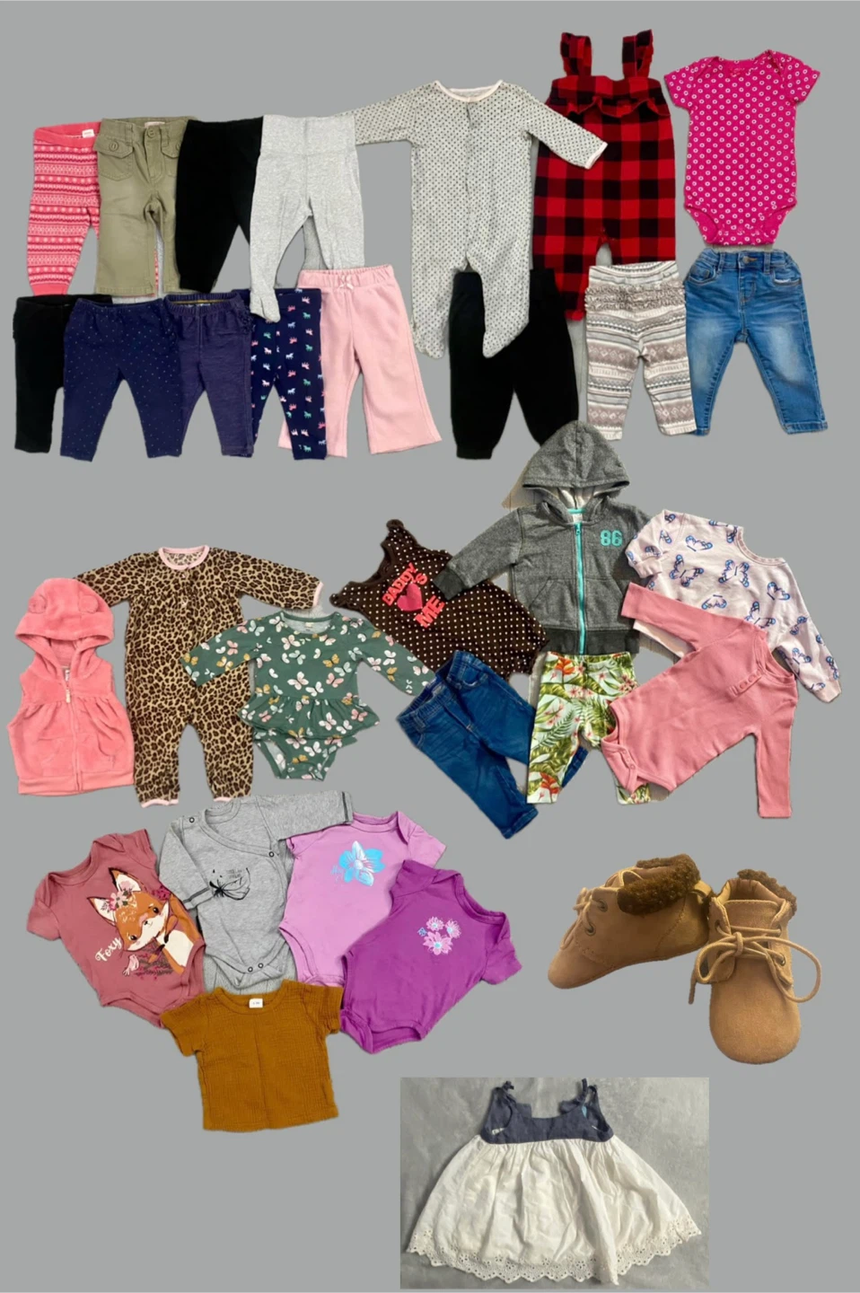 6-12 month girls clothing lot