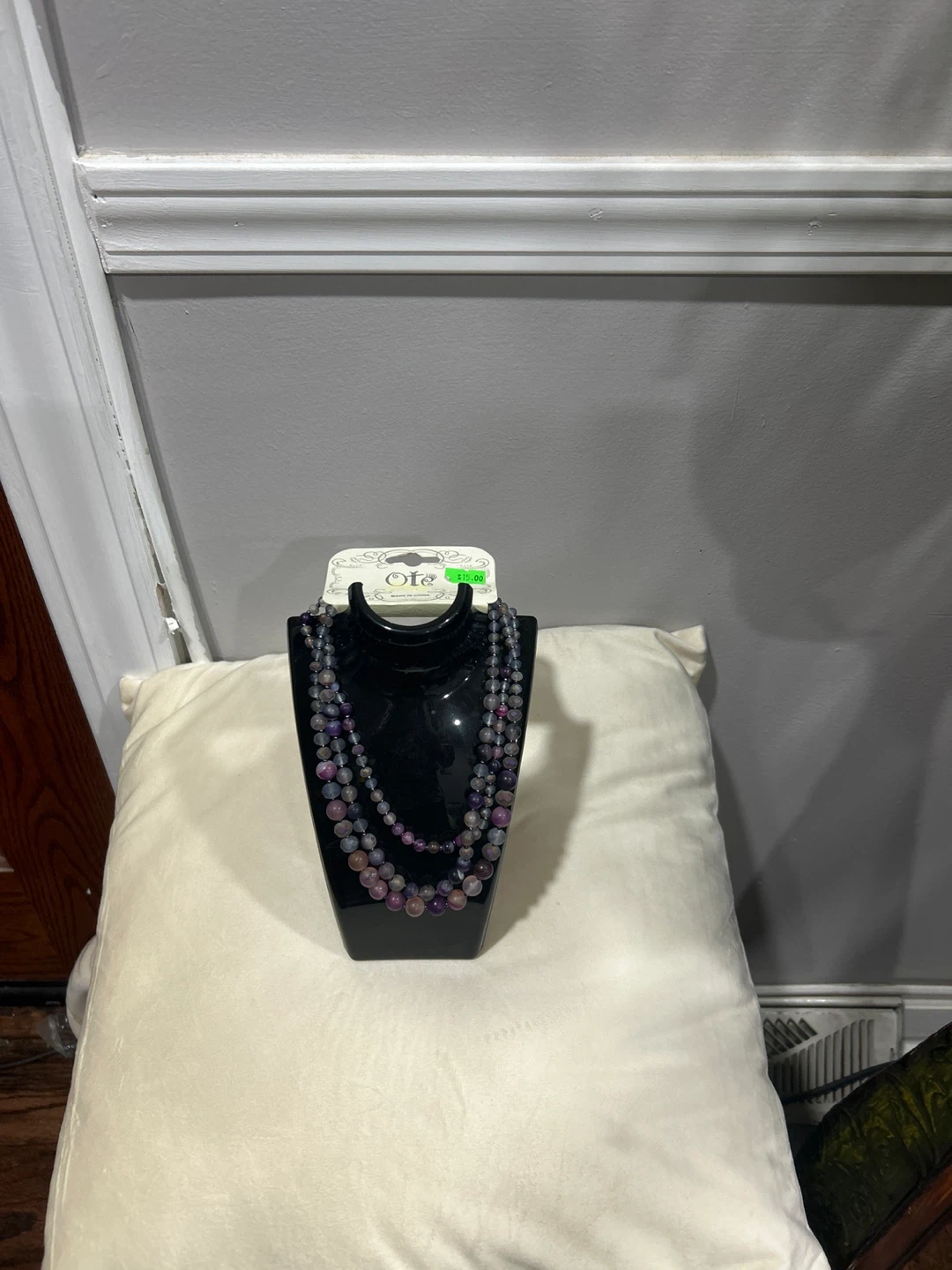 3 Strand Beaded Necklace