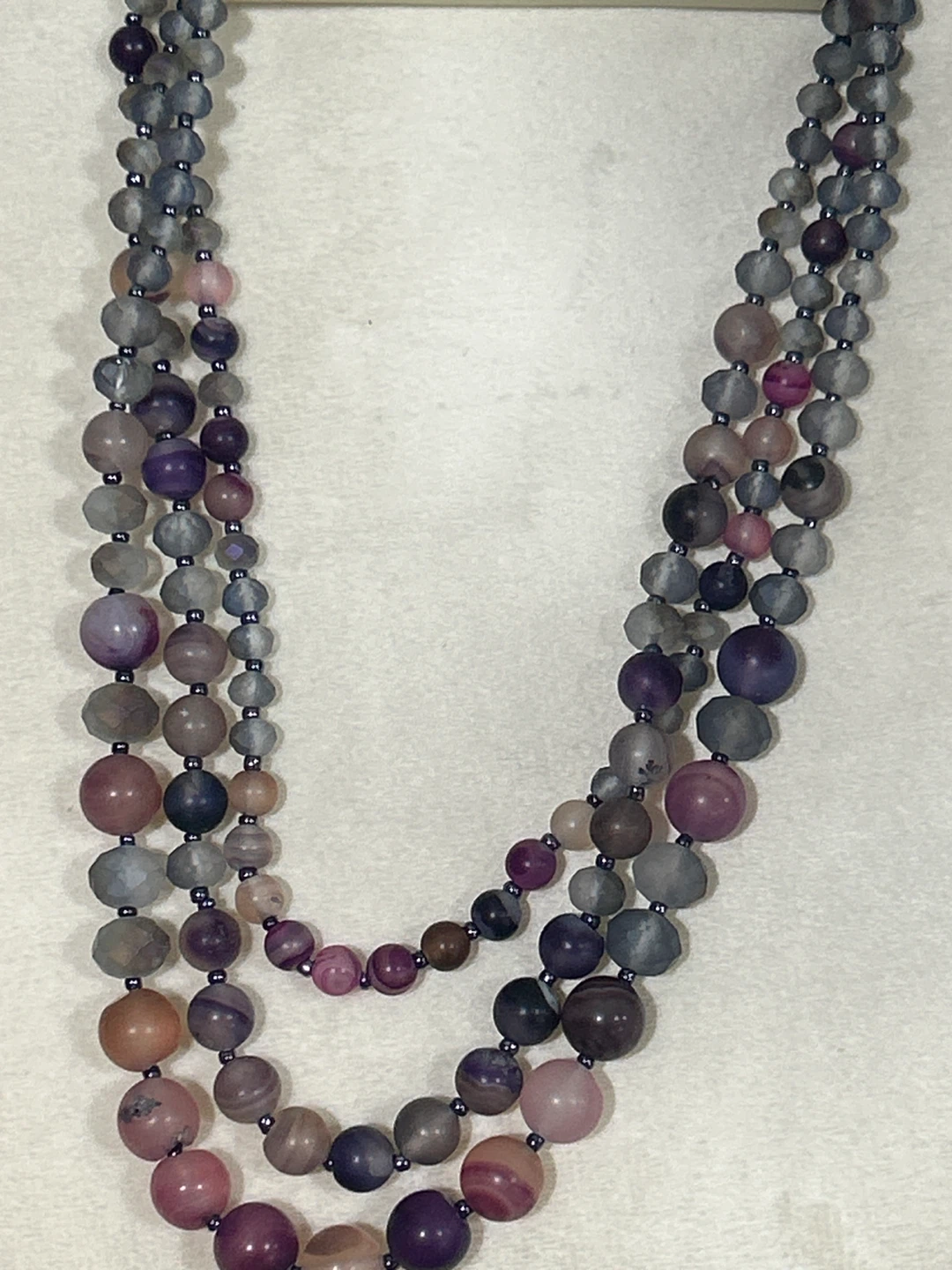 3 Strand Beaded Necklace - photo 3