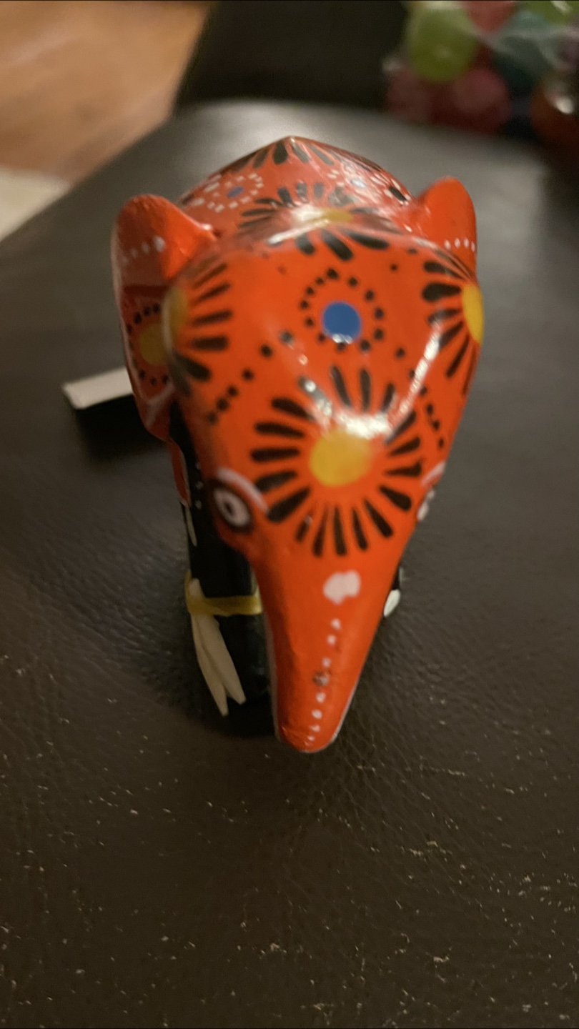 Decorated Elephant Figurine - photo 2