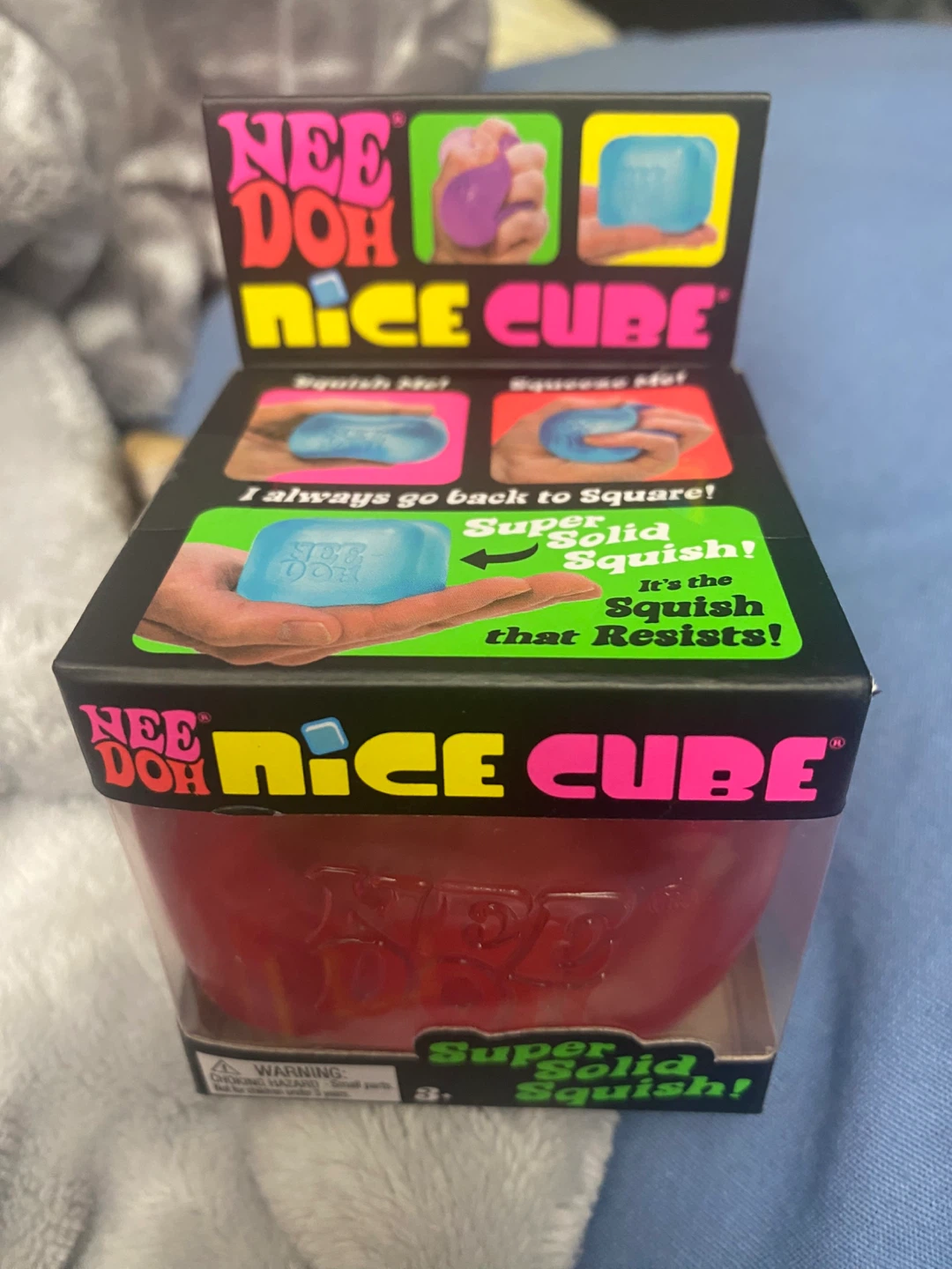 Nee Doh Nice Cube Super Solid Squish Toy