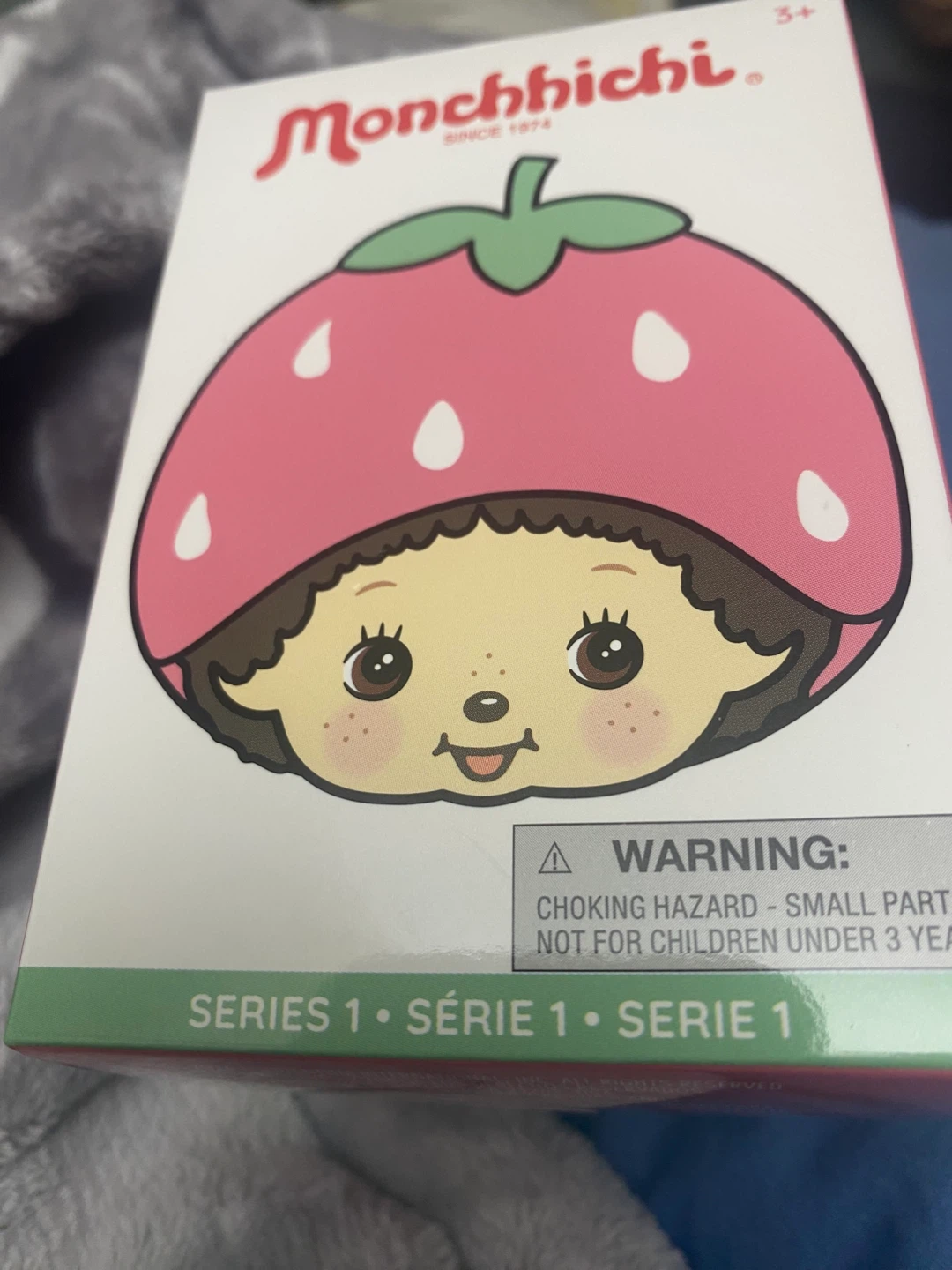 Monchhichi Plush Keychain - Strawberry Series 1 - photo 2