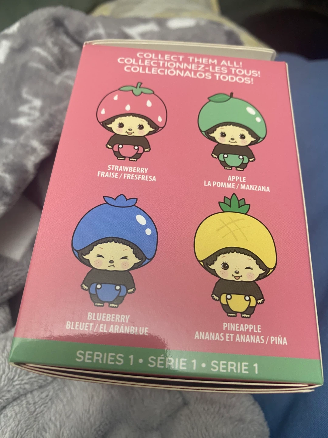 Monchhichi Plush Keychain - Strawberry Series 1 - photo 4