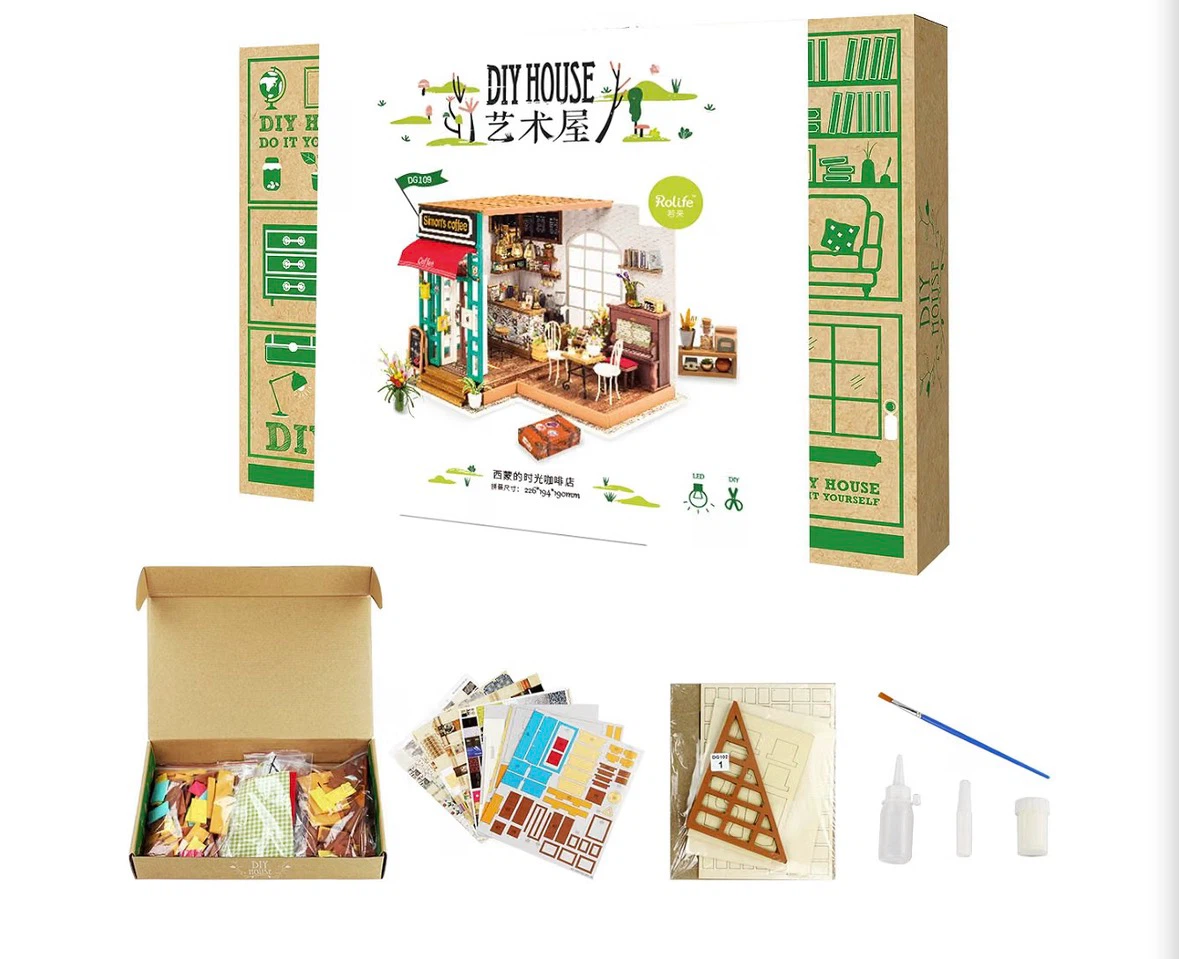 Rolife Simon's Coffee Miniature Dollhouse Kit - photo 2