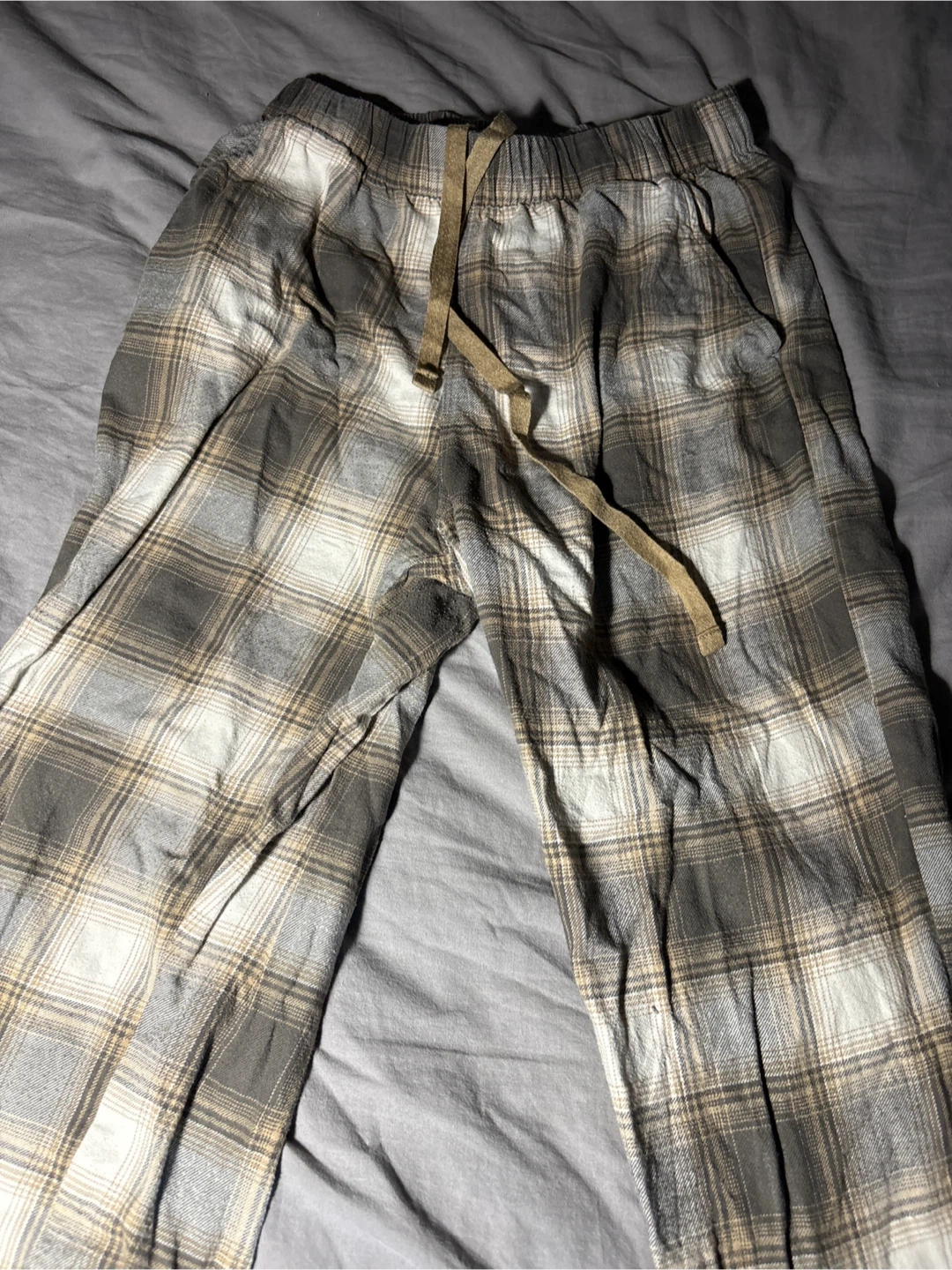 Uniqlo Flannel Plaid Pajama Pants