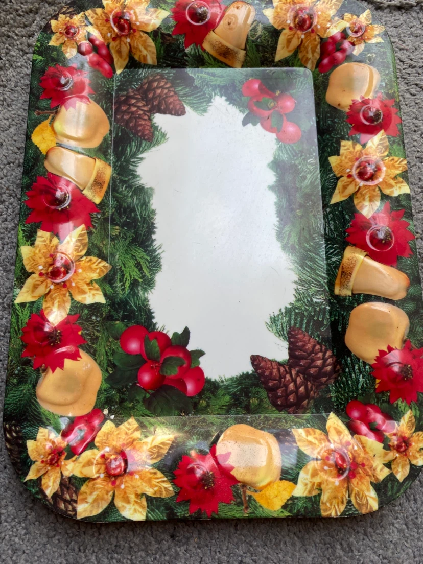 Christmas Wreath Photo Frame