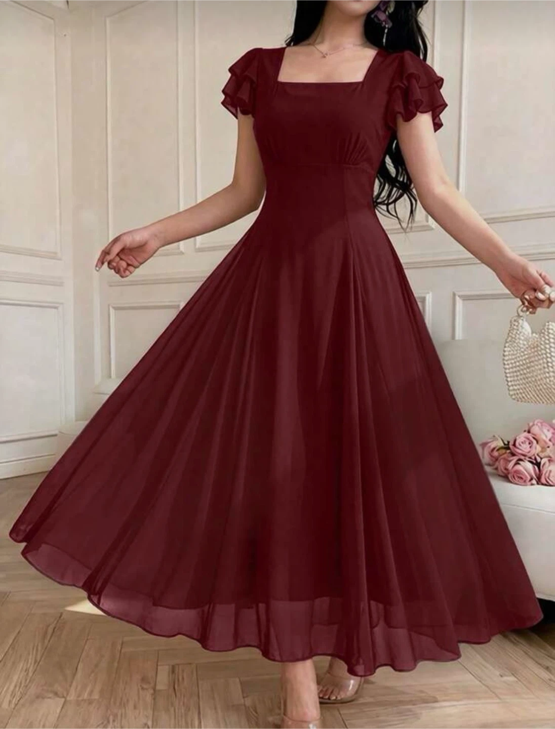 Chiffon dress size S