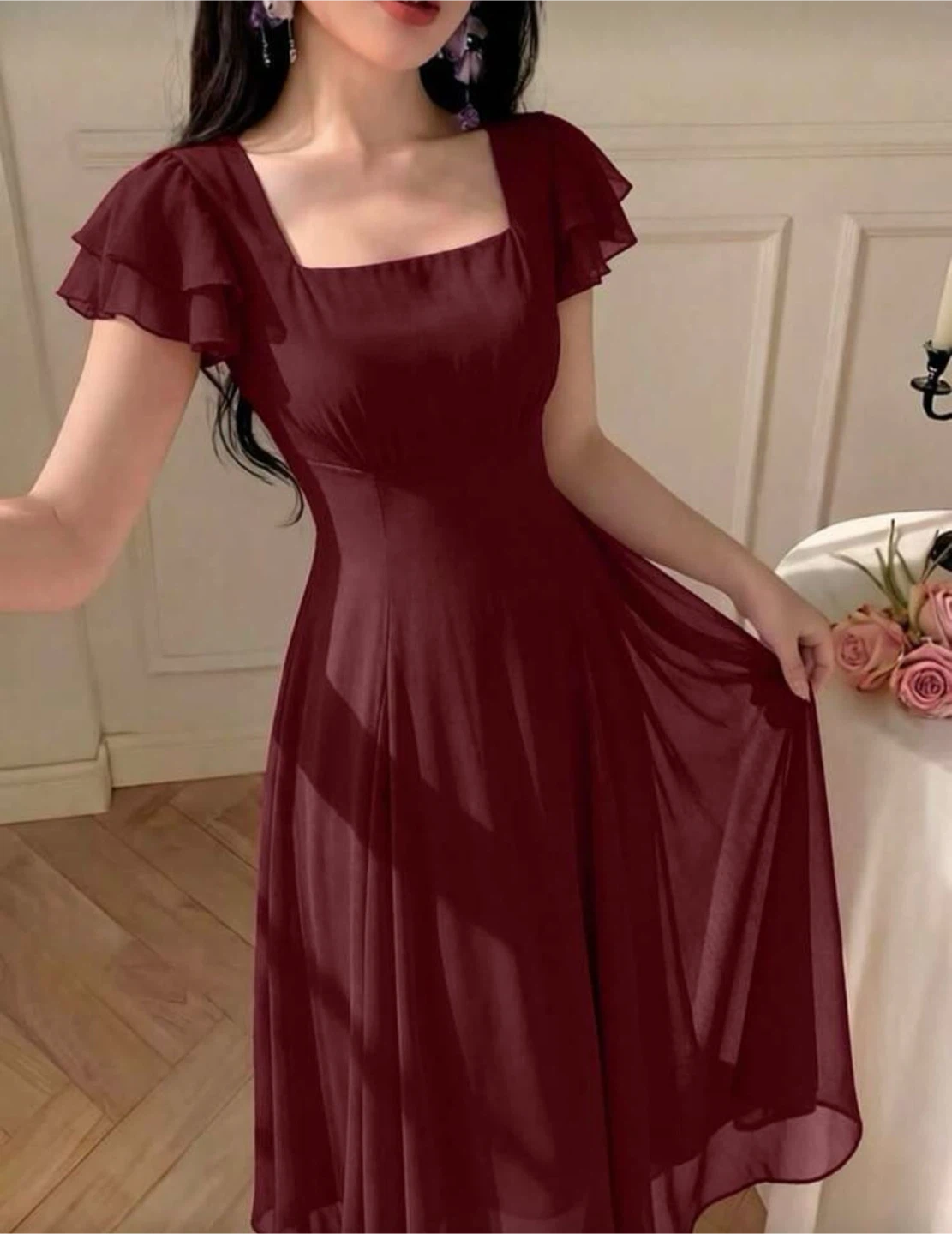 Chiffon dress size S - photo 2
