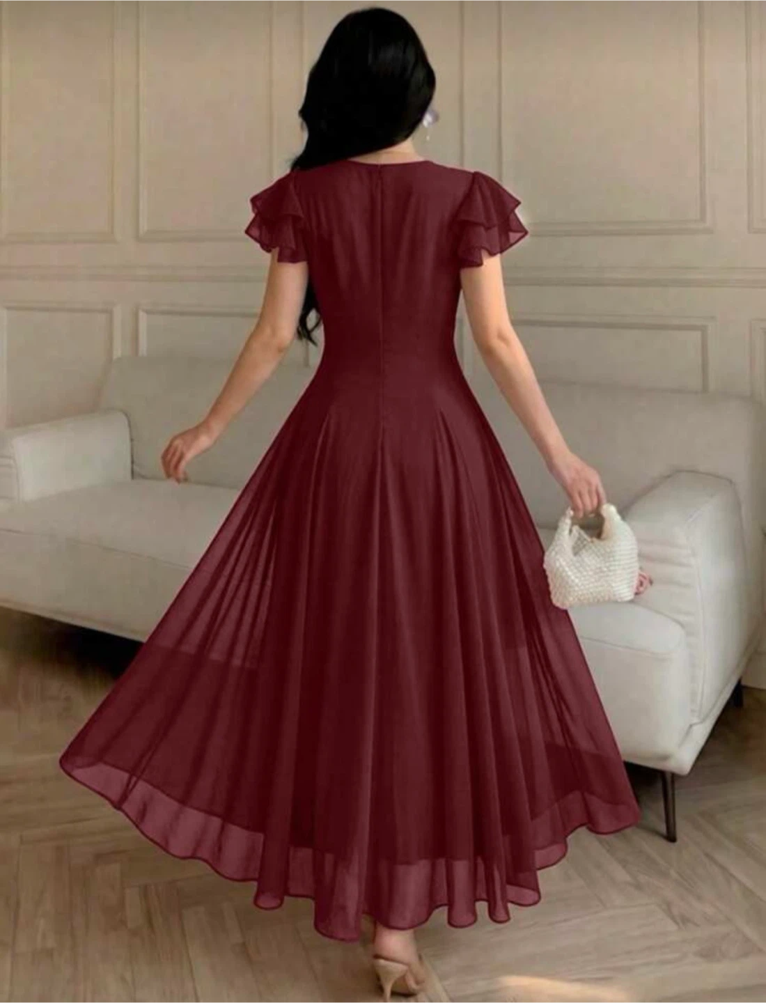 Chiffon dress size S - photo 3