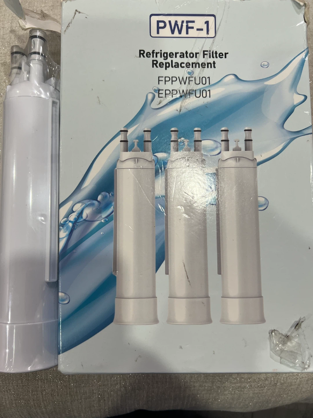(3) PWF-1 Refrigerator Filter Replacement - photo 3