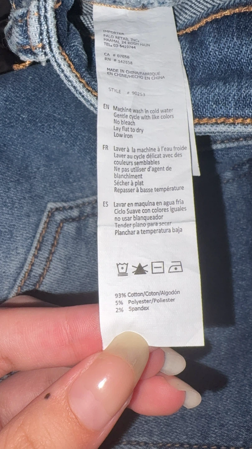 Size 01 Straight Wax Jeans - photo 2