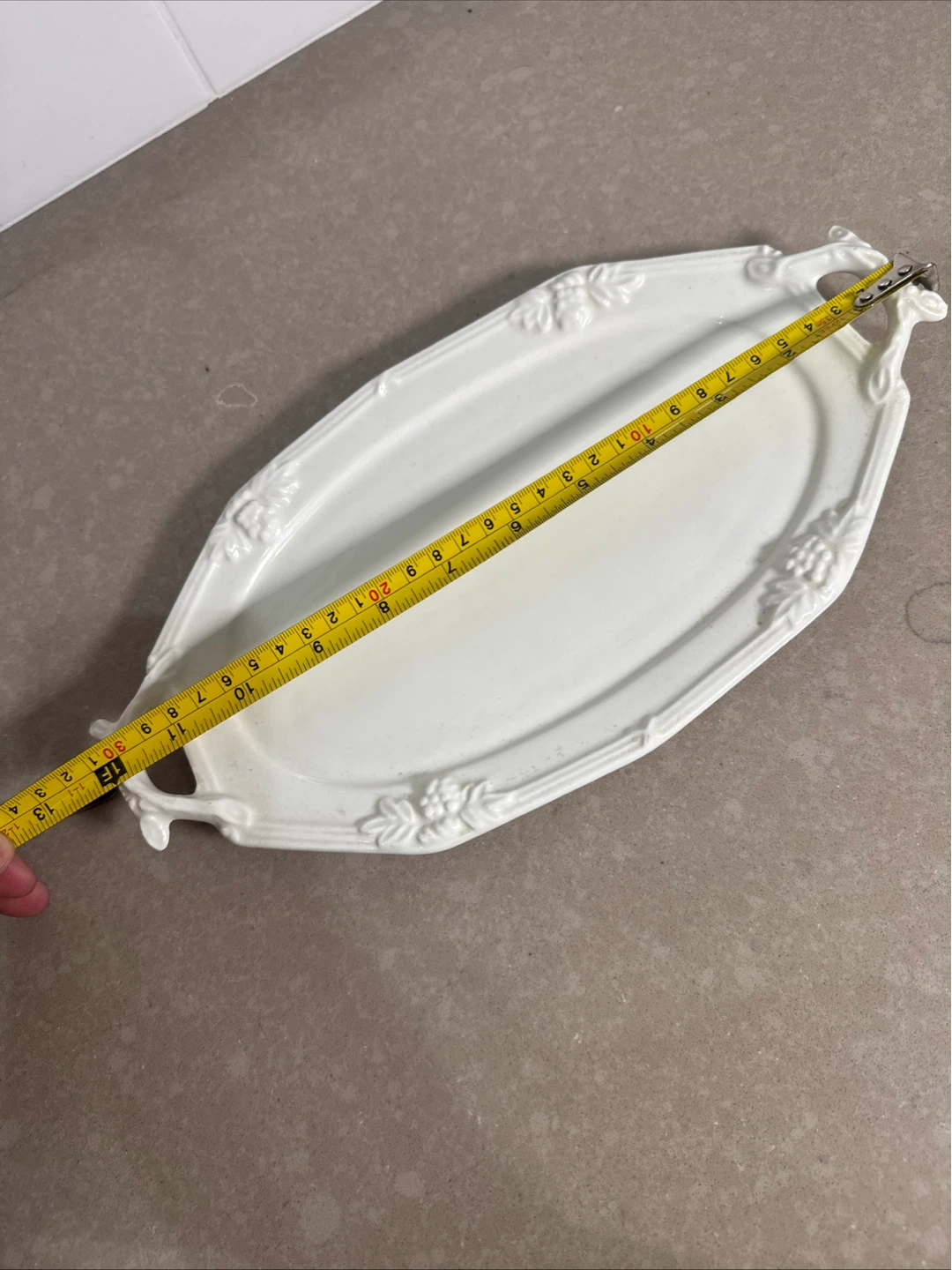 Syracuse Red-Cliff Ironstone Serving Platter - photo 5