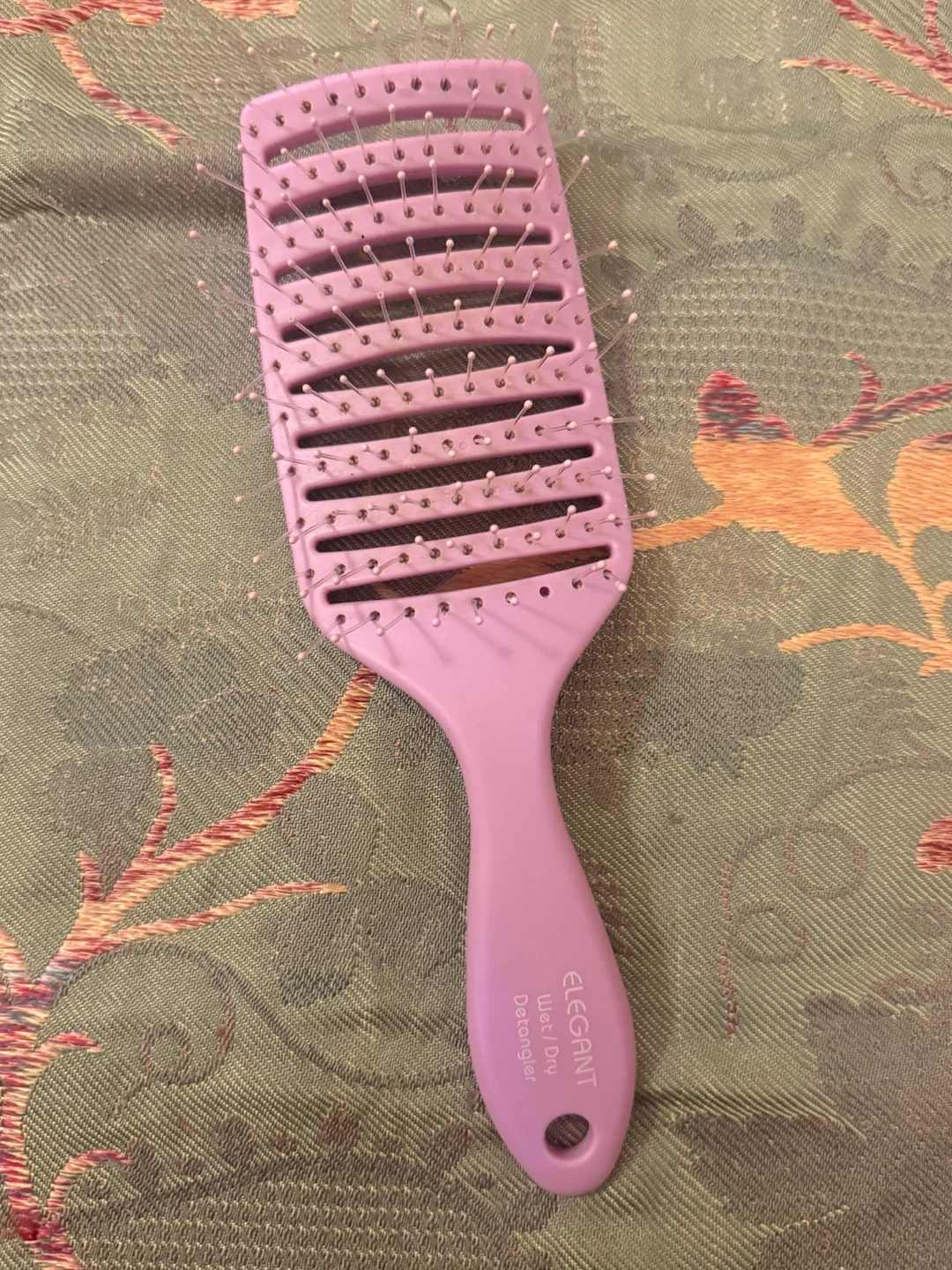 Elegant Wet/Dry Detangler Brush - Pink