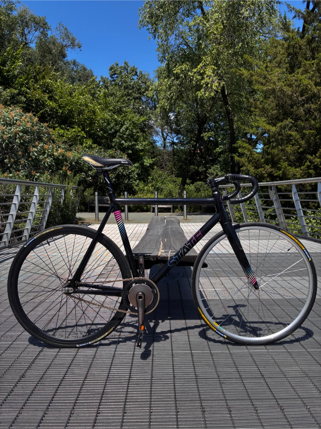 State Undefeated Fixie Fixed Gear Track Bike