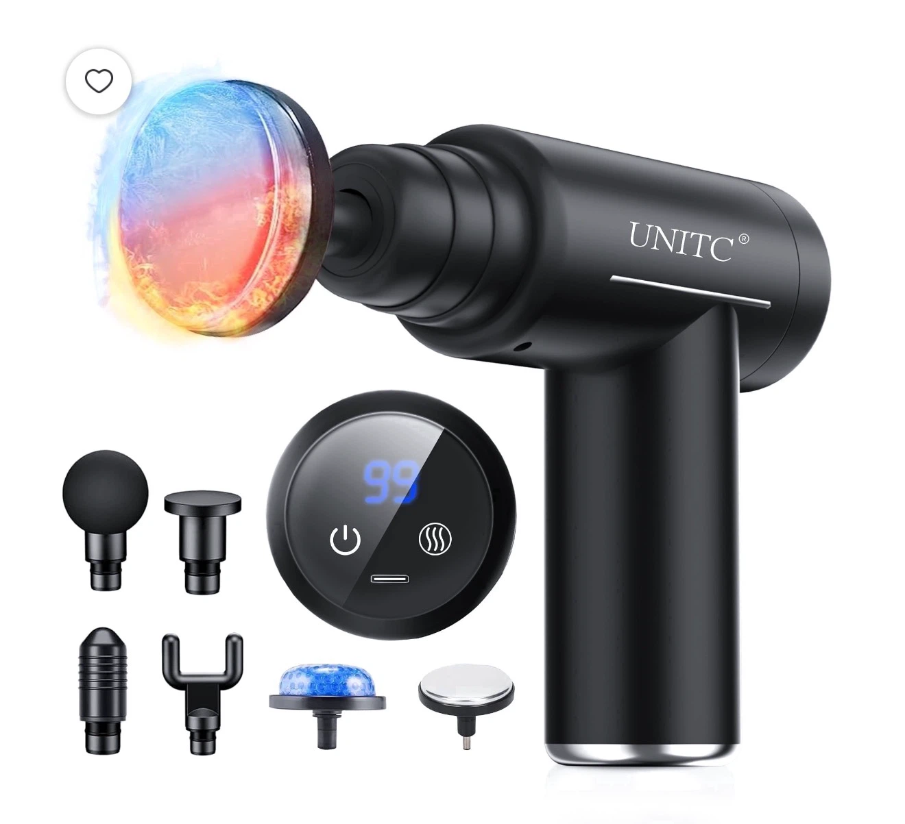 BRAND NEW!! Unitc Mini Massage Gun with Heat and Cold
